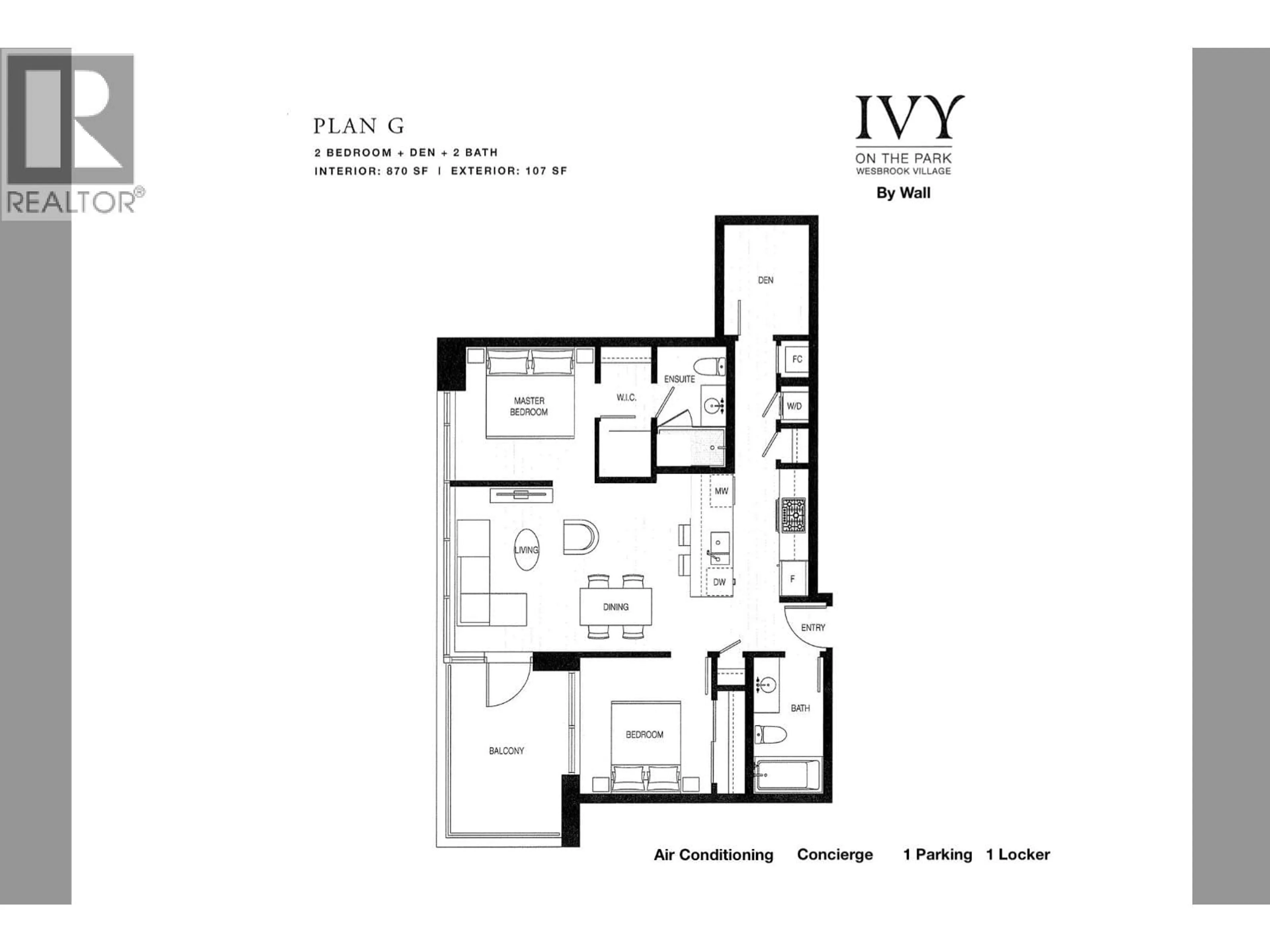 Floor plan for 310 - 5629 BIRNEY AVENUE, Vancouver British Columbia V6S0J1