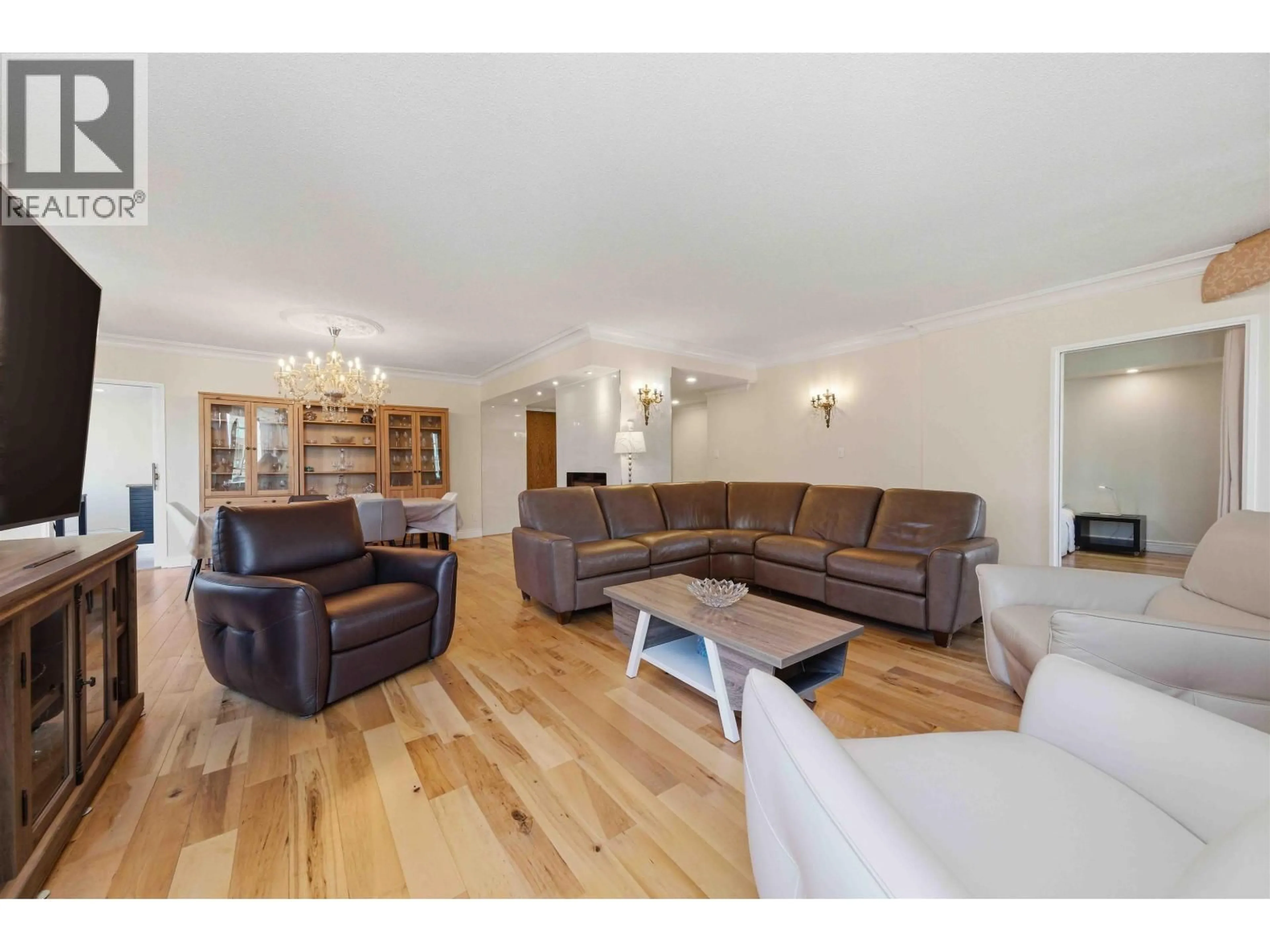 Living room with furniture, wood/laminate floor for 1602 - 738 BROUGHTON STREET, Vancouver British Columbia V6G3A7