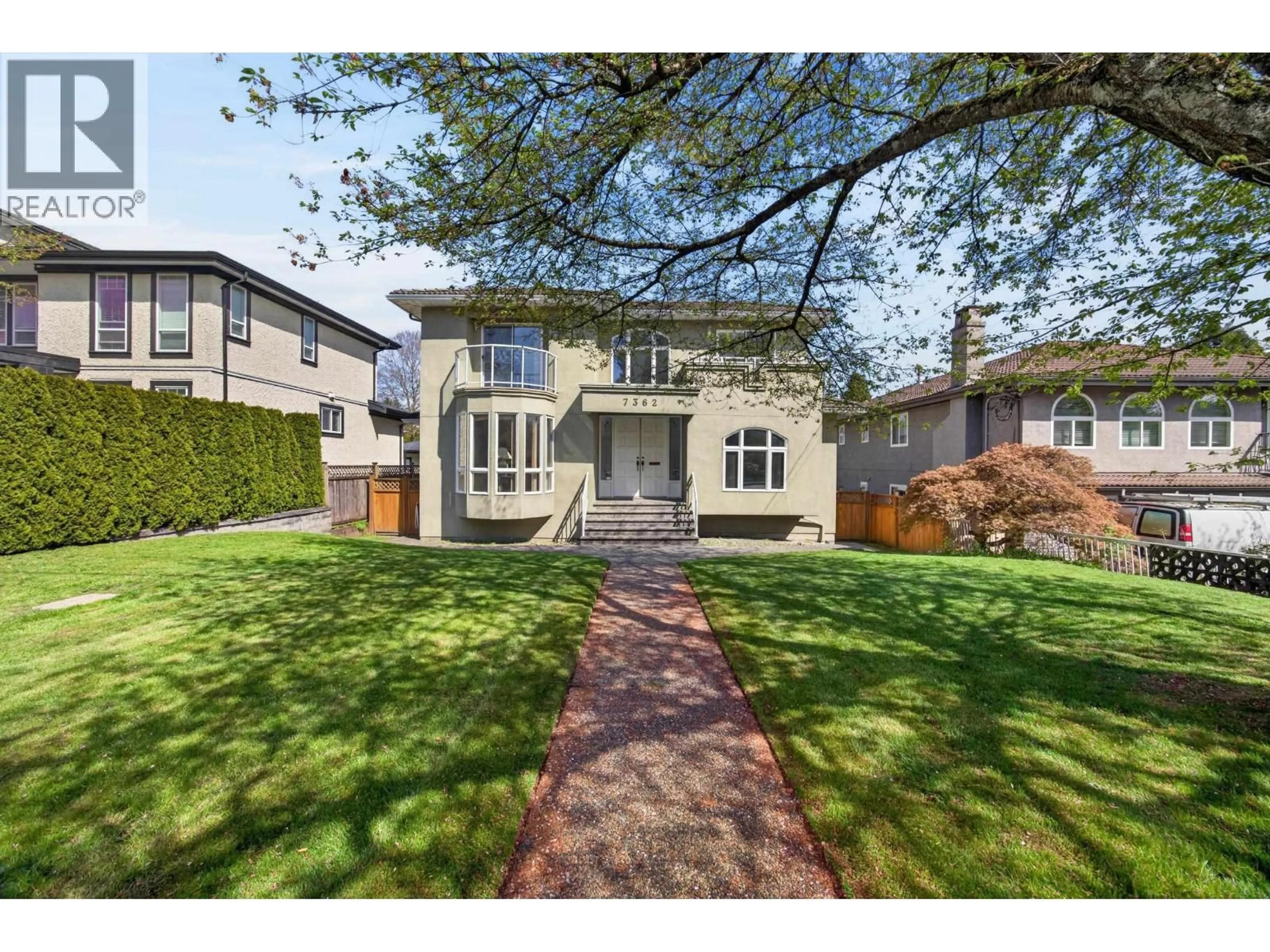 Home with brick exterior material, street for 7362 WAVERLEY AVENUE, Burnaby British Columbia V5J4A6