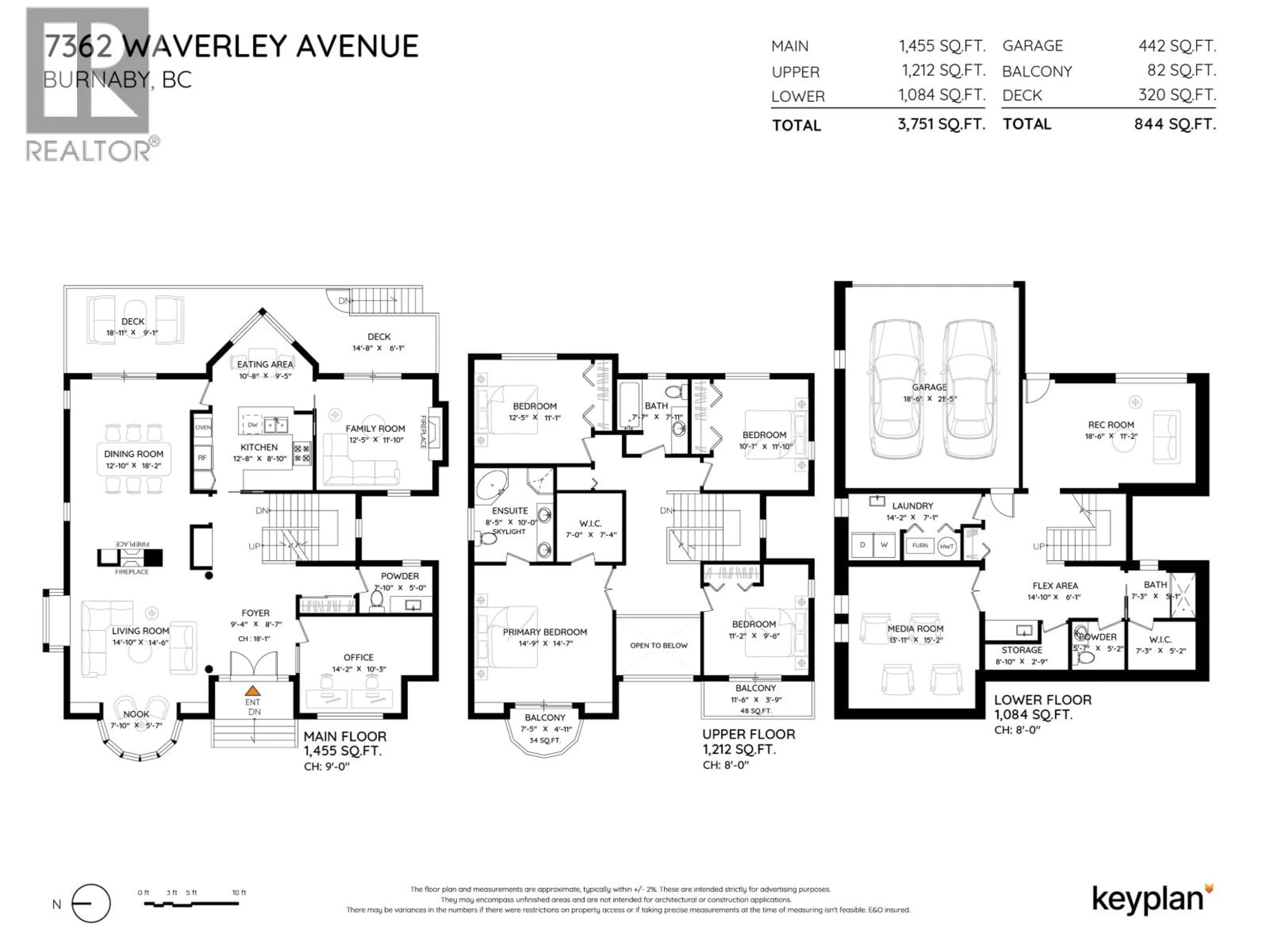Floor plan for 7362 WAVERLEY AVENUE, Burnaby British Columbia V5J4A6