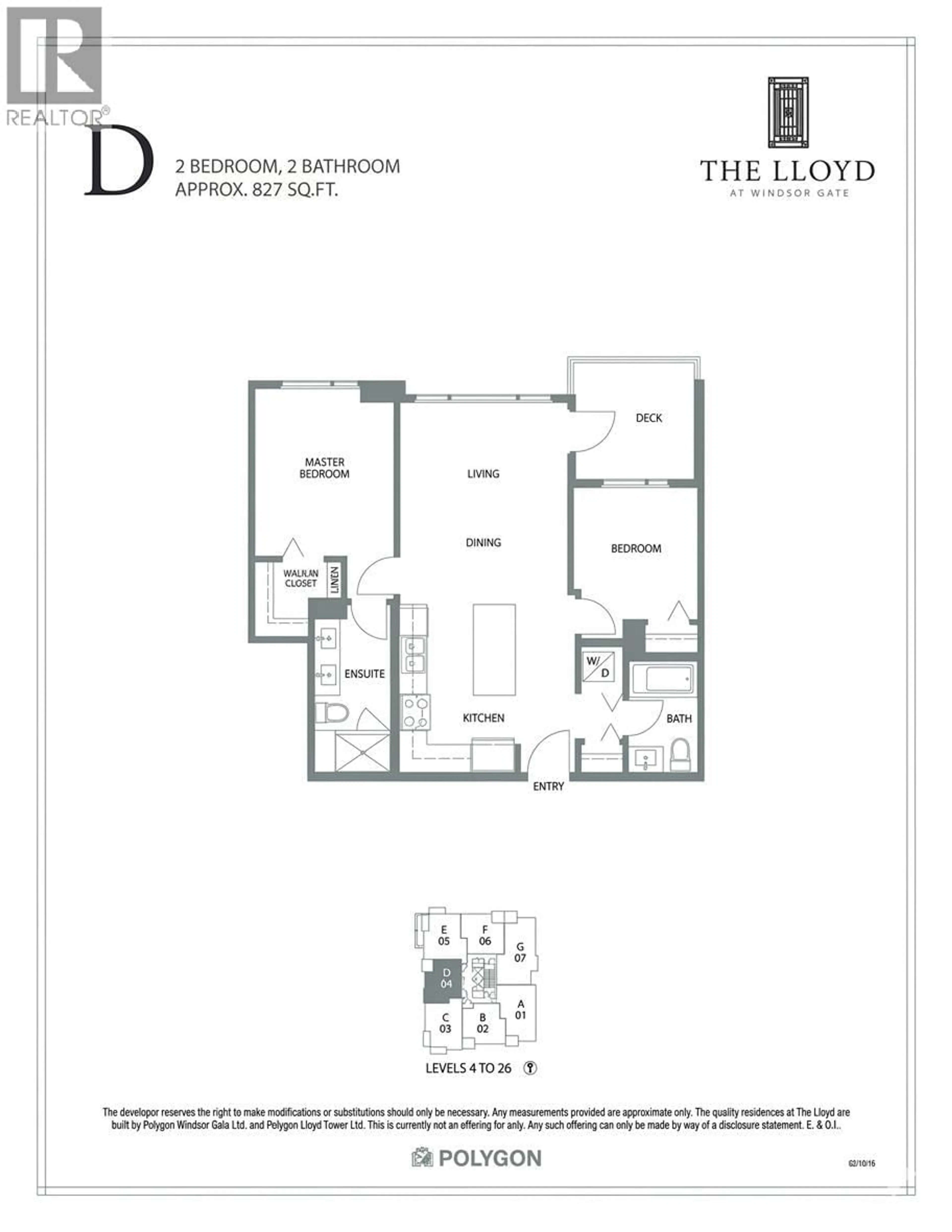 Floor plan for 1004 - 3100 WINDSOR GATE, Coquitlam British Columbia V3B0P3