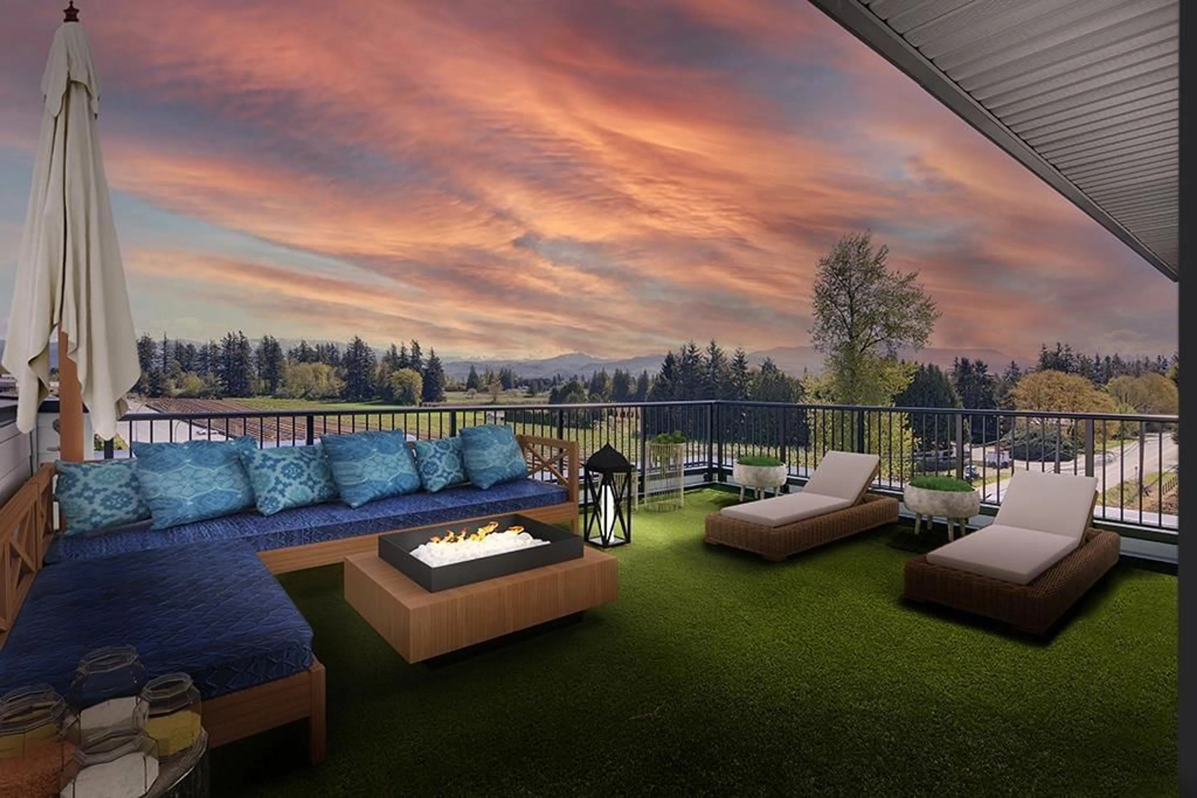 Patio, water/lake/river/ocean view for 65 - 1419 MCCALLUM ROAD, Abbotsford British Columbia V2S8B2