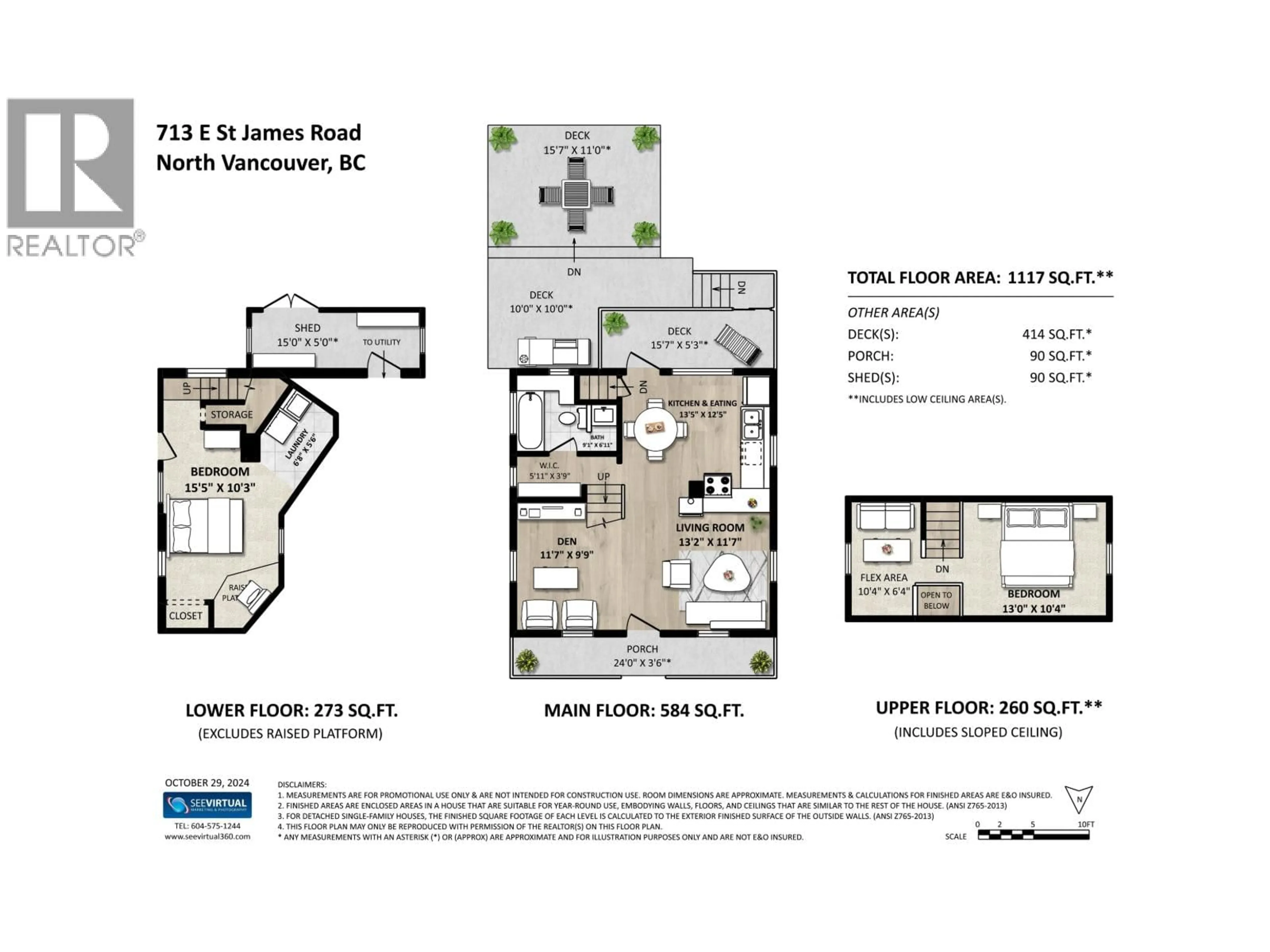 Floor plan for 713 ST. JAMES ROAD, North Vancouver British Columbia V7K1G9