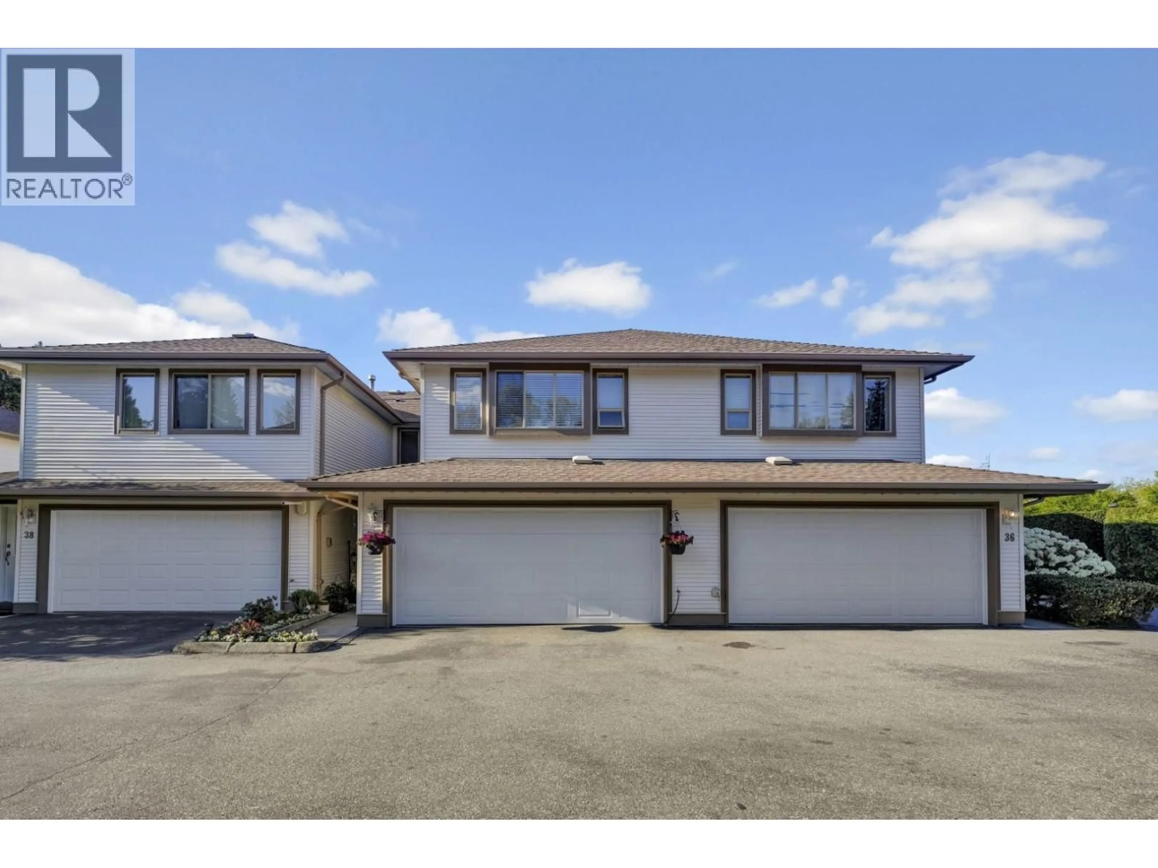 A pic from outside/outdoor area/front of a property/back of a property/a pic from drone, street for 37 - 22280 124 AVENUE, Maple Ridge British Columbia V2X4J5