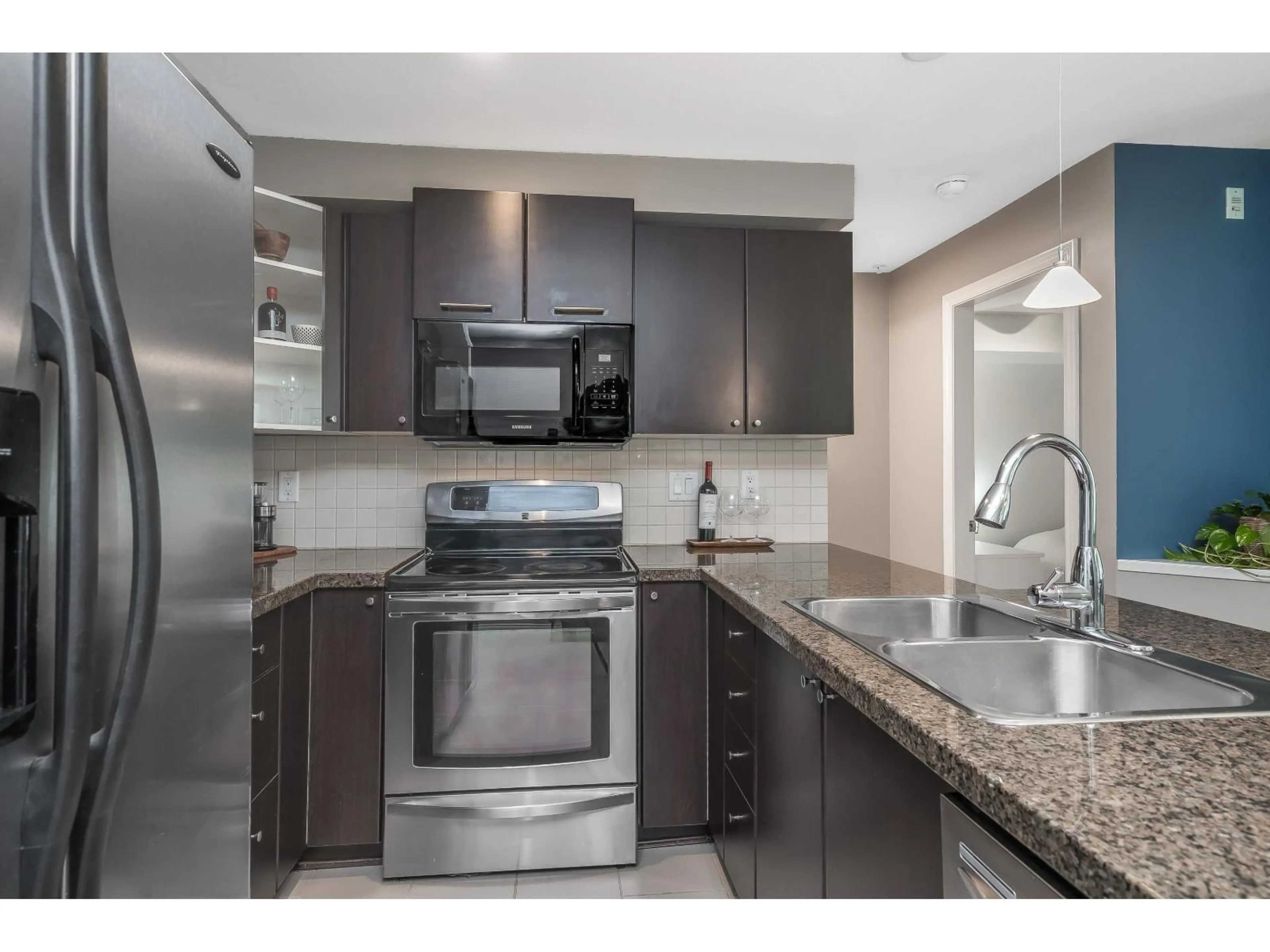 Standard kitchen, ceramic/tile floor for 107 - 5454 198 STREET, Langley British Columbia V3A1G2