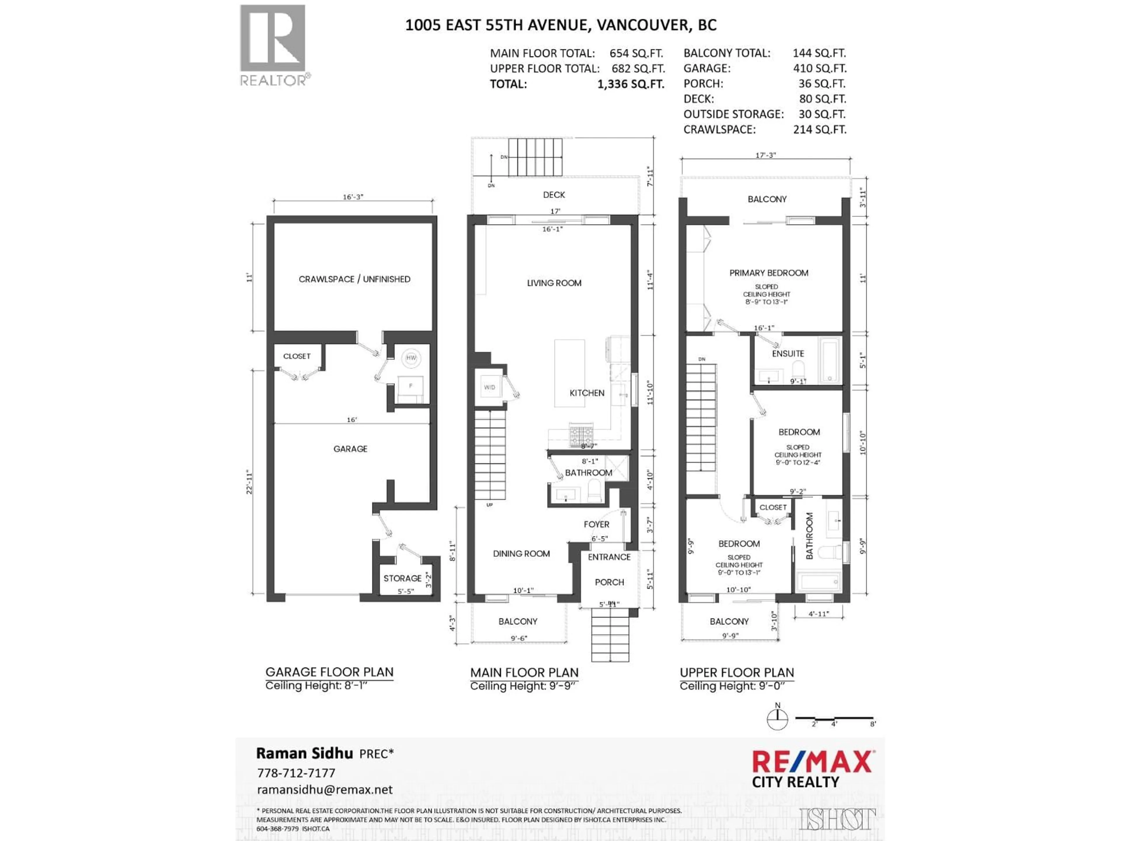 Floor plan for 1 - 1005 55TH AVENUE, Vancouver British Columbia V5X1N8