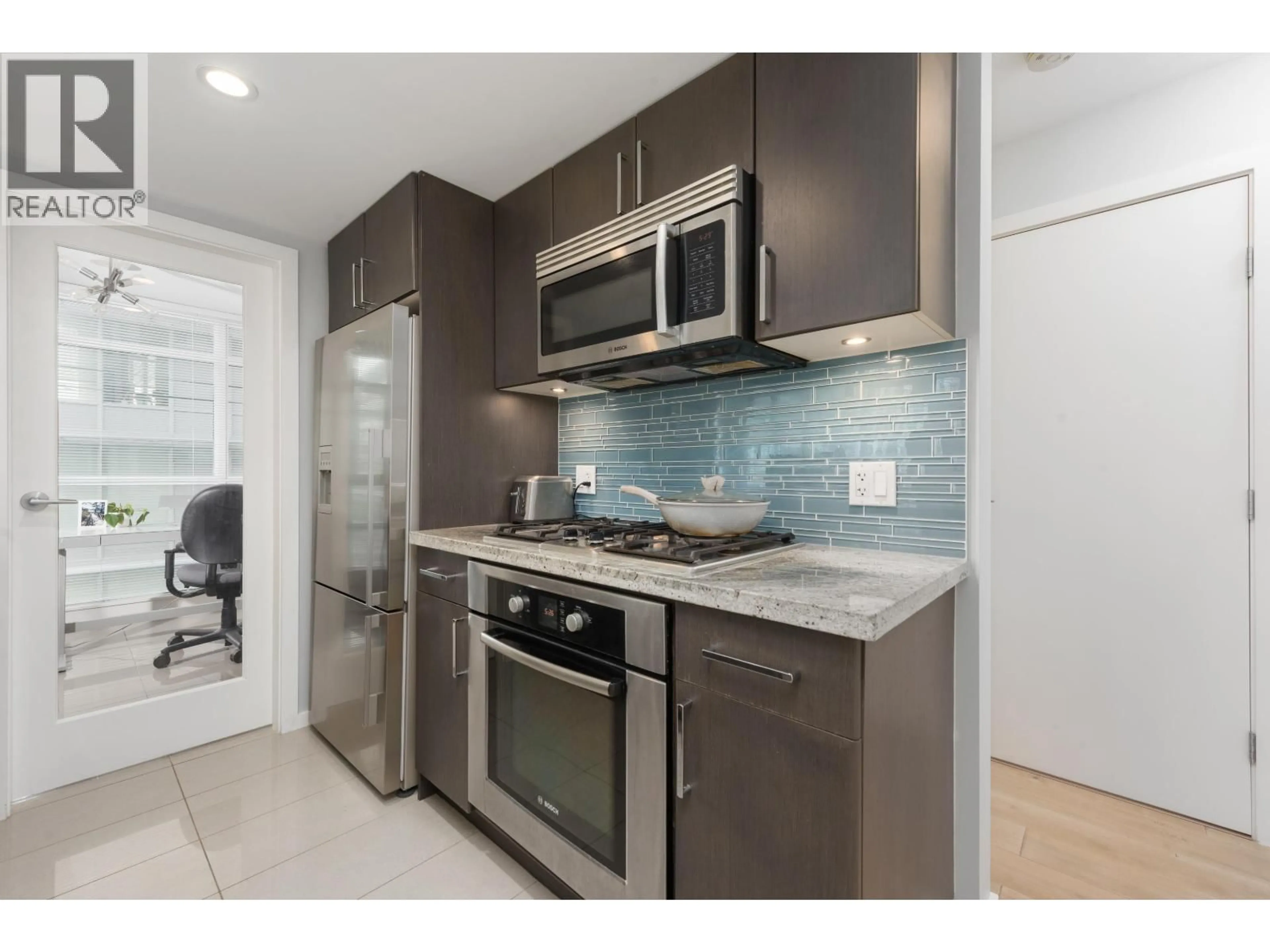 Standard kitchen, ceramic/tile floor for 306 - 89 2ND AVENUE, Vancouver British Columbia V5Y0G9