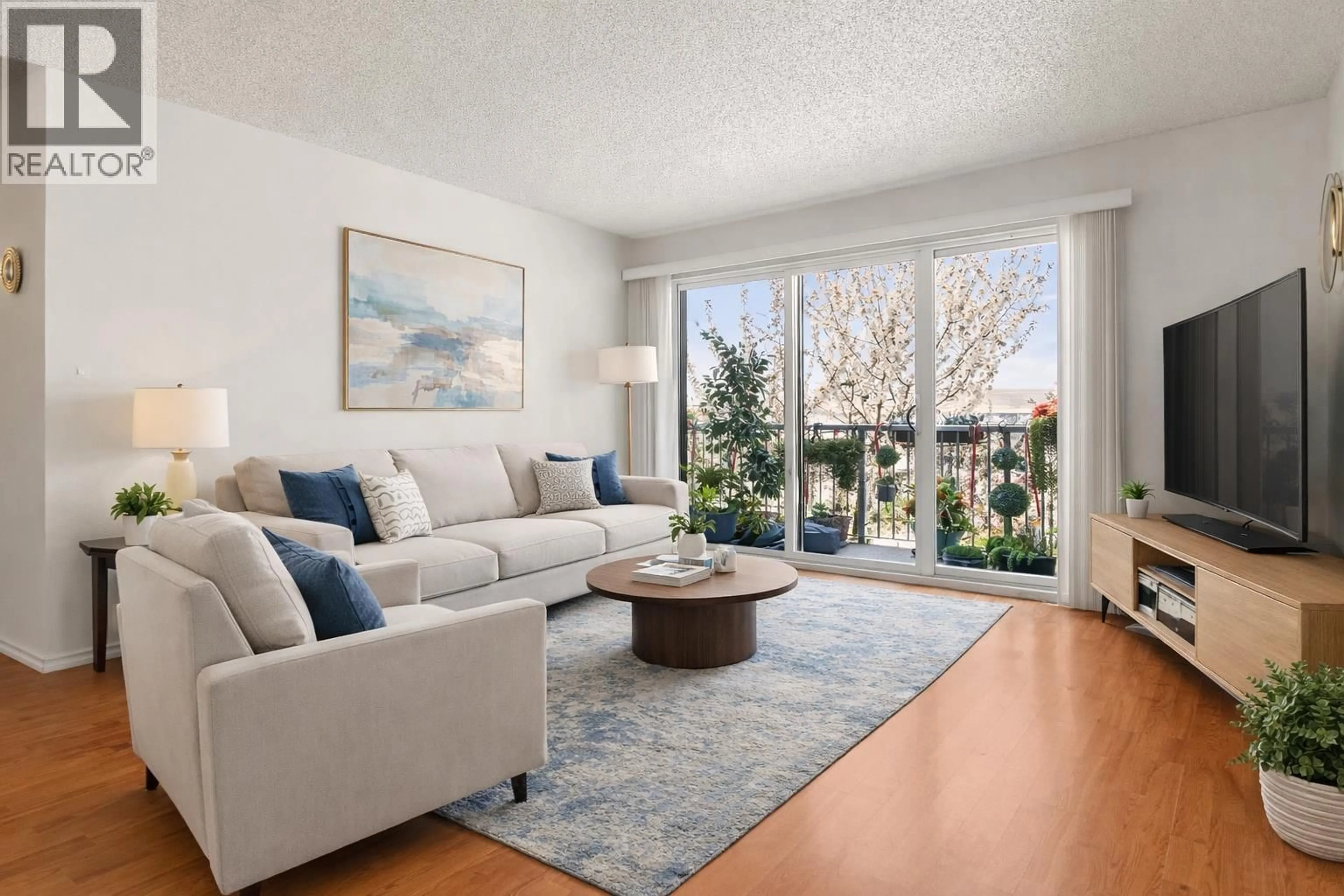 Living room with furniture, unknown for 306 - 7240 LINDSAY ROAD, Richmond British Columbia V7C3M6