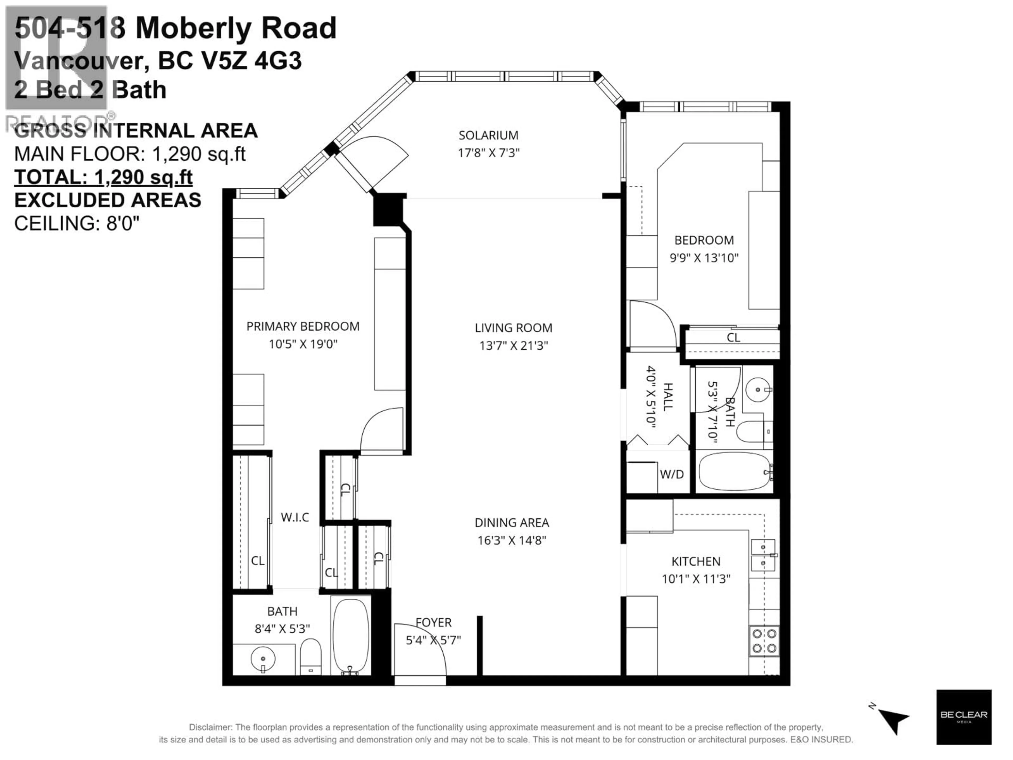Floor plan for 504 - 518 MOBERLY ROAD, Vancouver British Columbia V5Z4G3