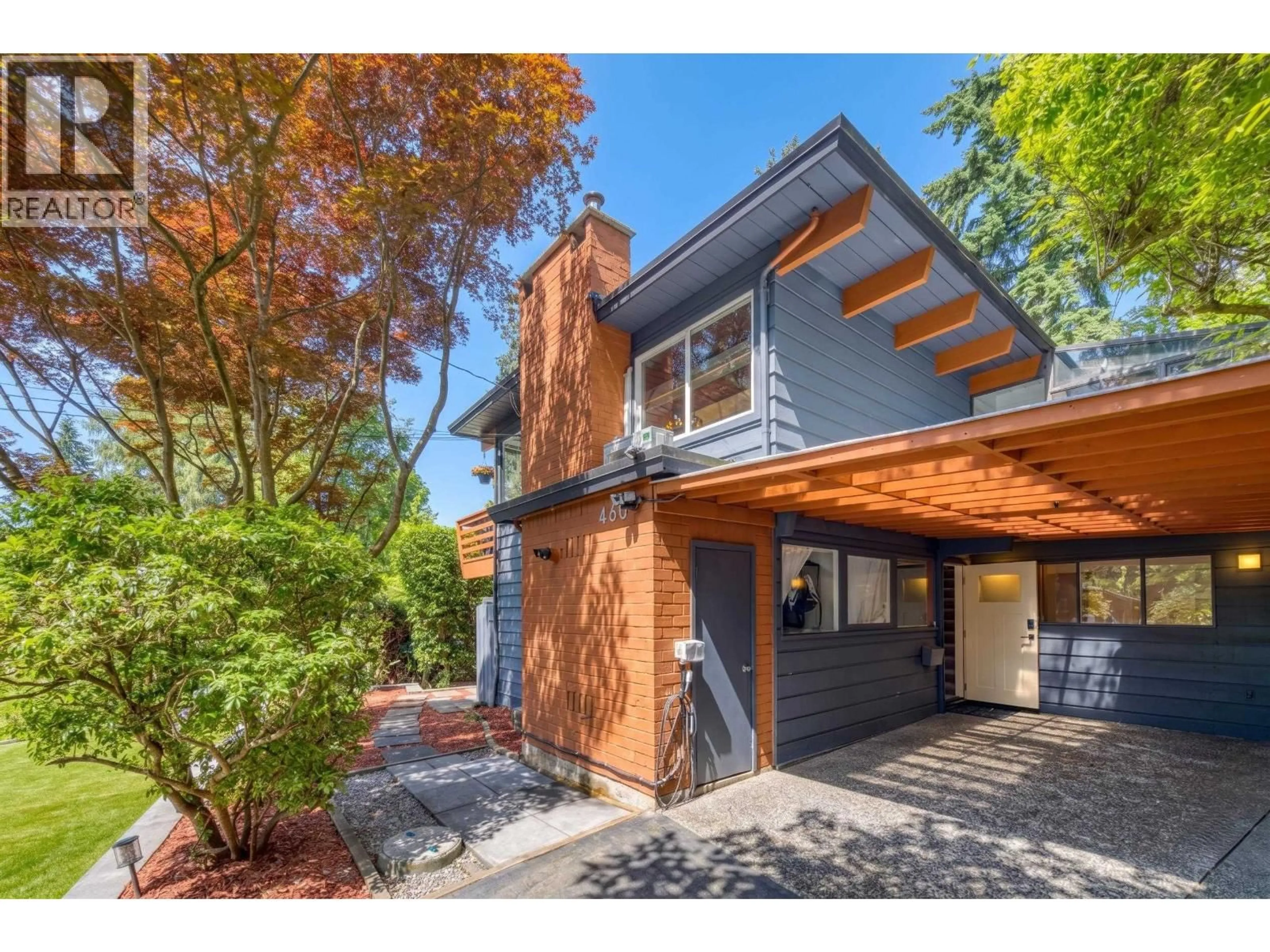 Home with brick exterior material, street for 466 KINGS ROAD, North Vancouver British Columbia V7N1H9