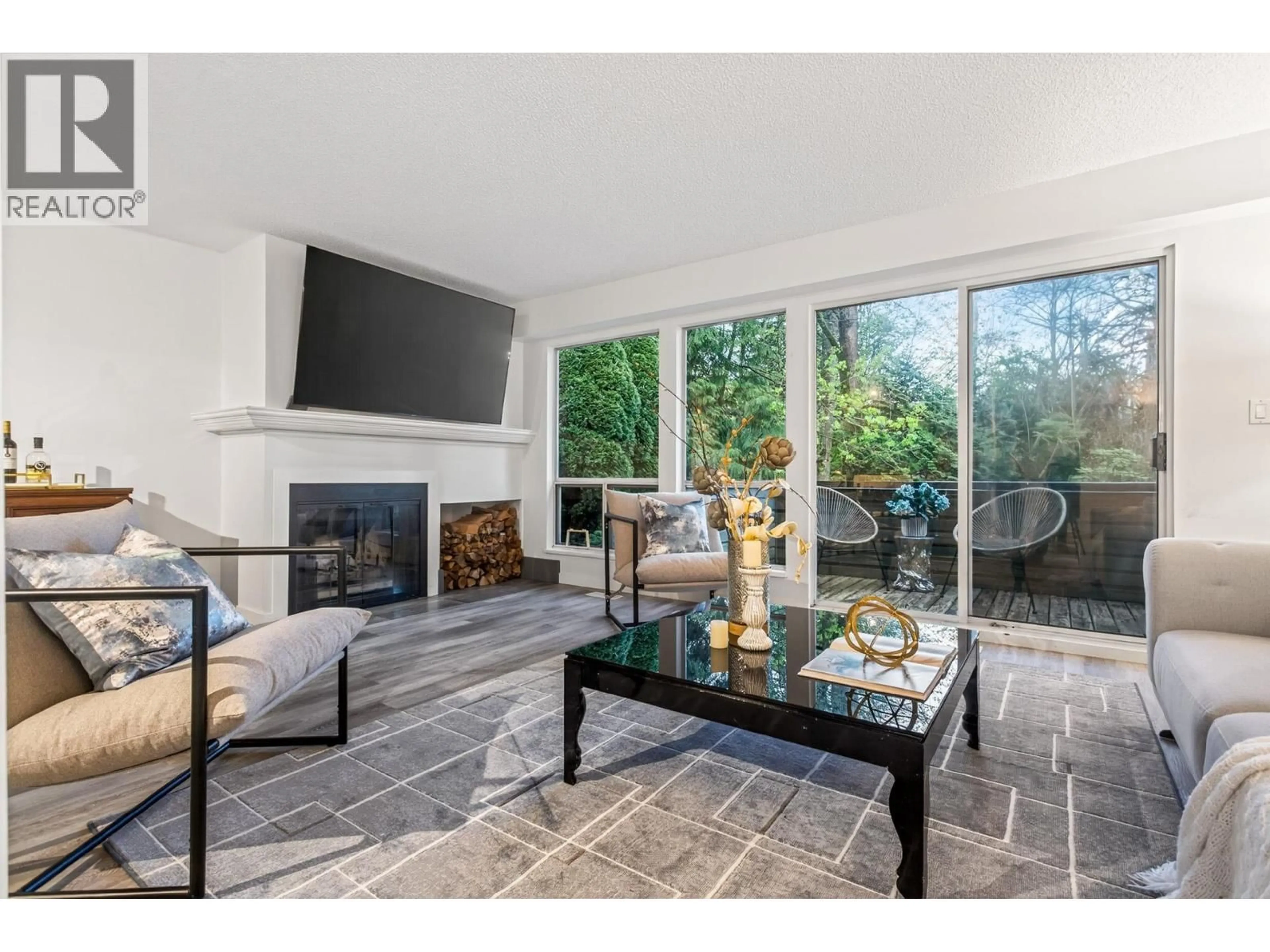 Living room with furniture, ceramic/tile floor for 8218 FOREST GROVE DRIVE, Burnaby British Columbia V5A4G9