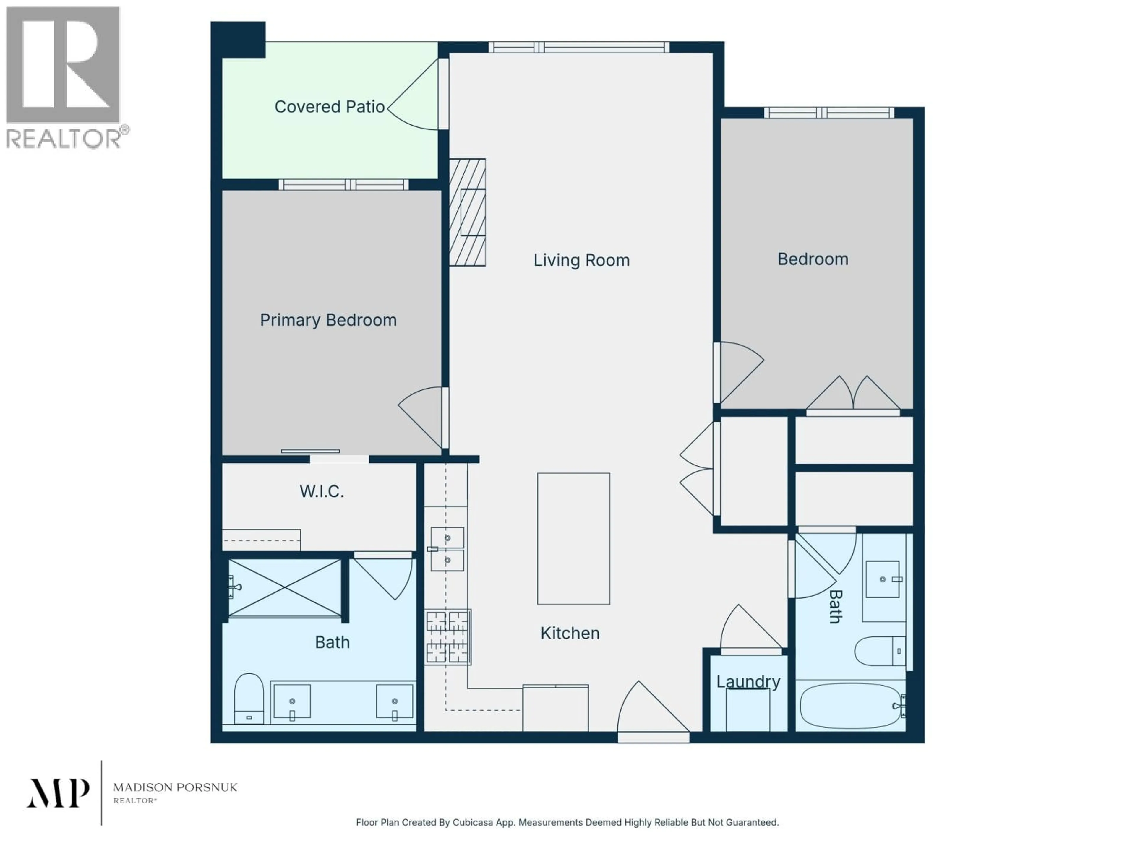 Floor plan for 104 - 1087 6TH AVENUE, Prince George British Columbia V2L0E5