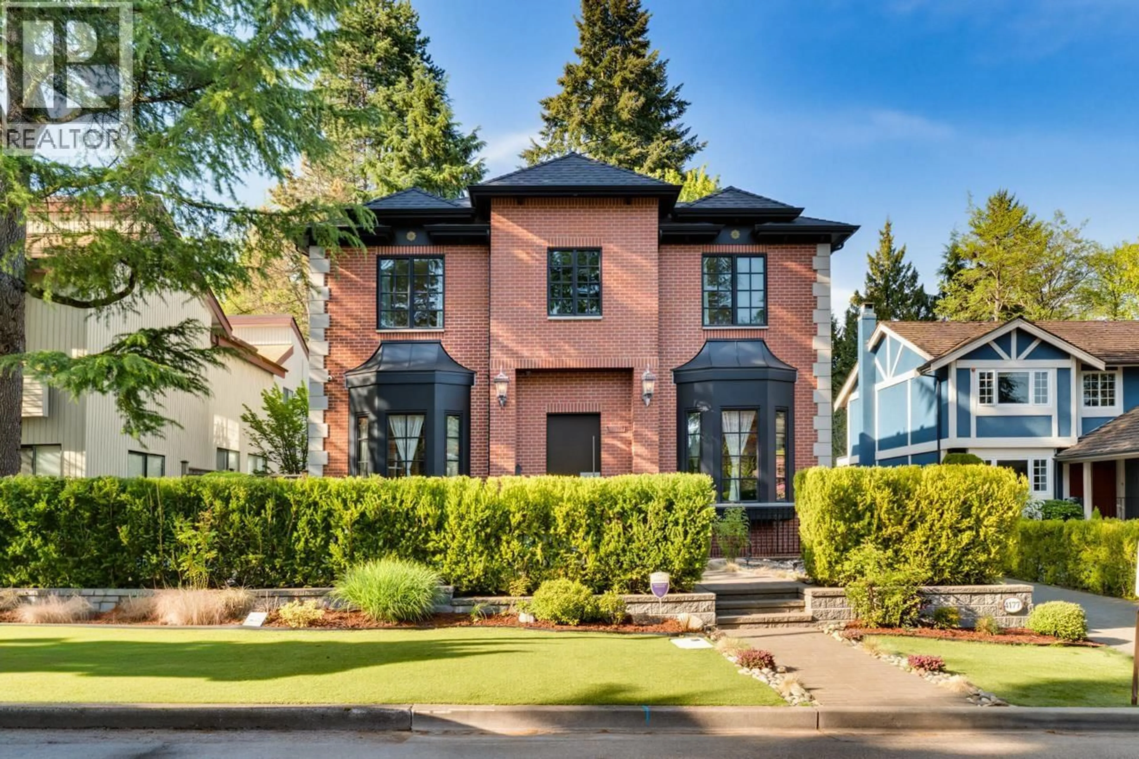 Home with brick exterior material, street for 4177 DONCASTER WAY, Vancouver British Columbia V6S1W1