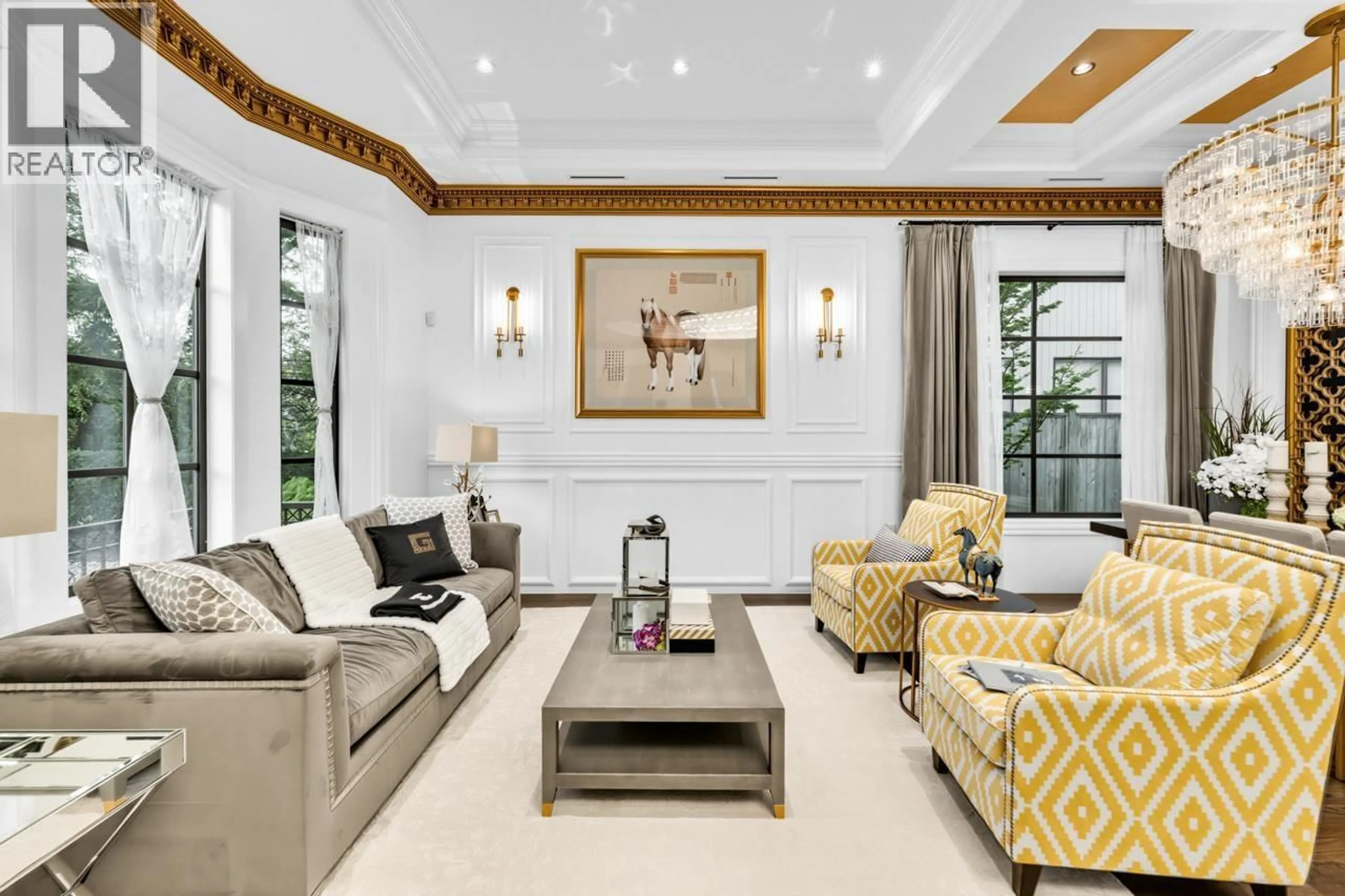 Living room with furniture, unknown for 4177 DONCASTER WAY, Vancouver British Columbia V6S1W1