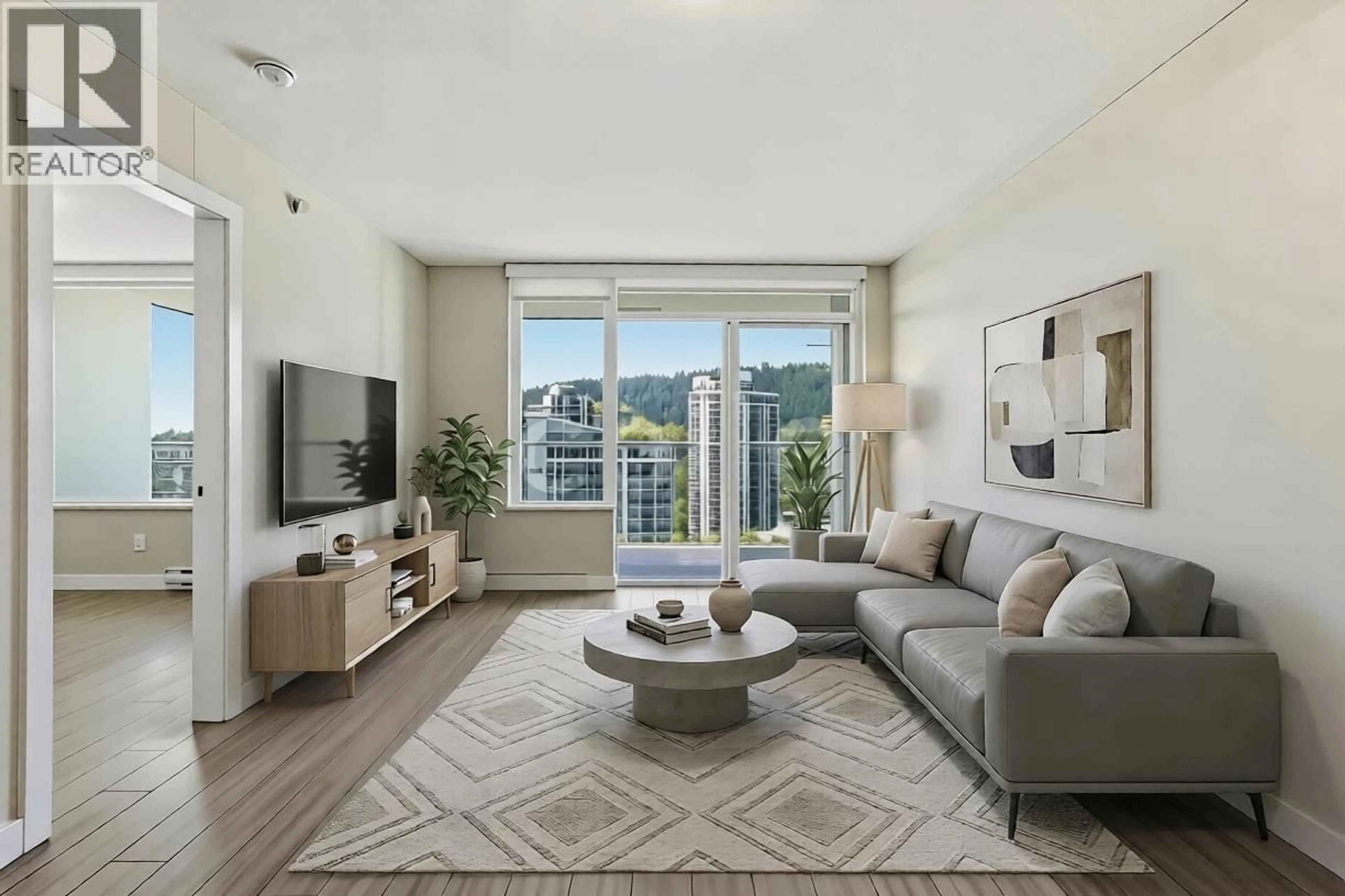 Living room with furniture, unknown for 2103 - 570 EMERSON STREET, Coquitlam British Columbia V3J0G3