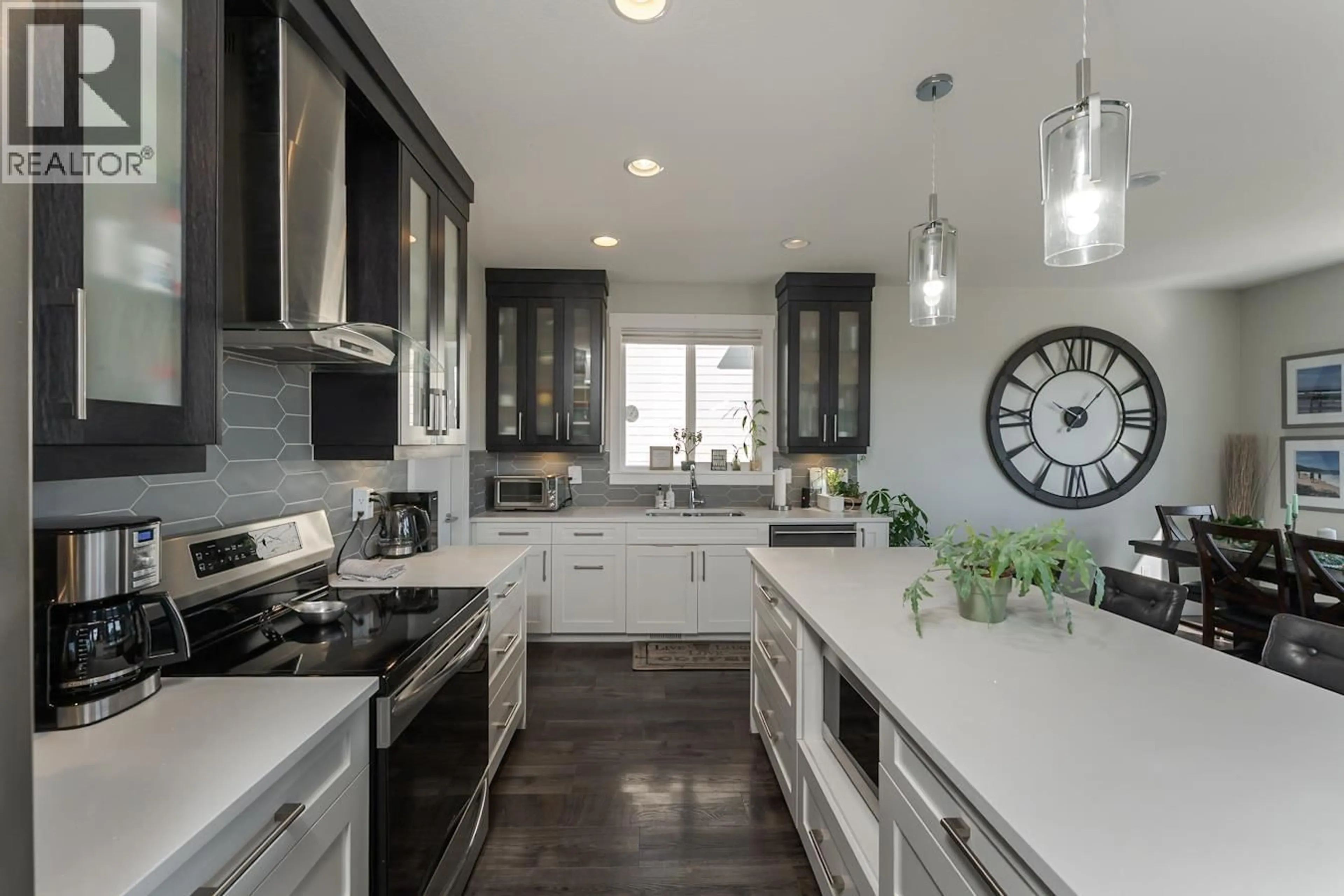 Contemporary kitchen, ceramic/tile floor for 2480 CARMICHAEL PLACE, Prince George British Columbia V2N0B9