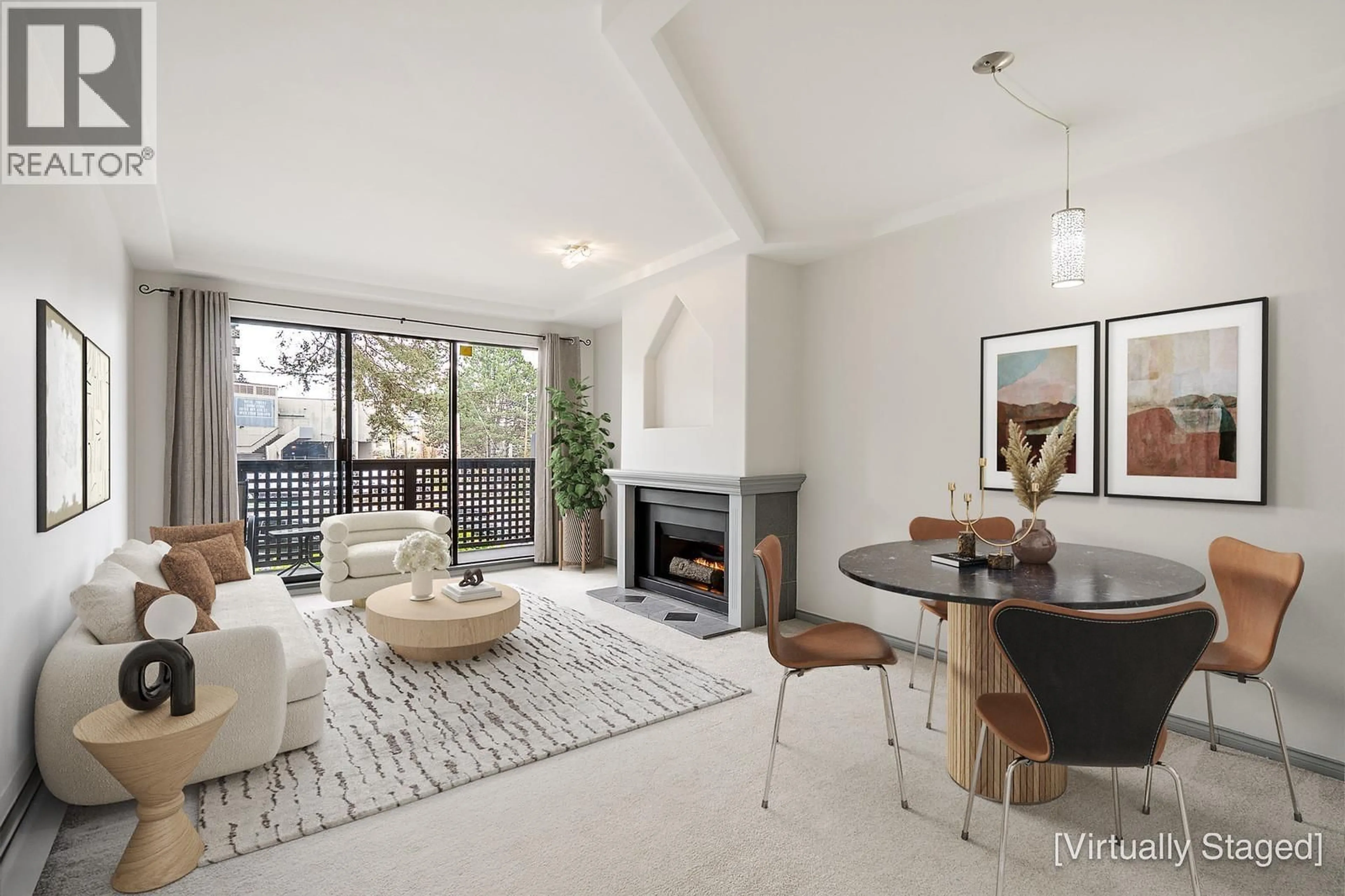 Living room with furniture, unknown for 207 - 110 SEVENTH STREET, New Westminster British Columbia V3M5W5