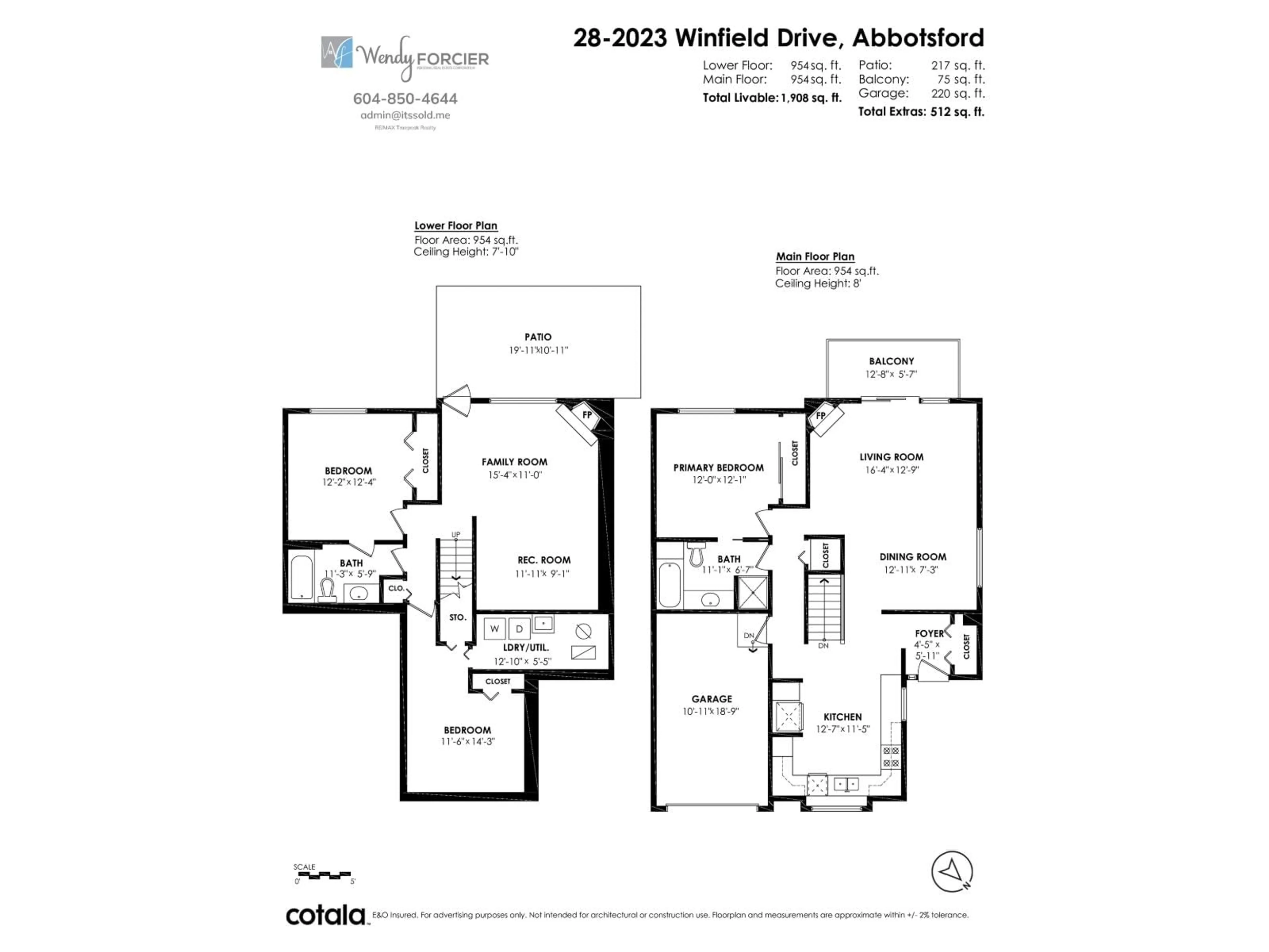 Floor plan for 28 - 2023 WINFIELD DRIVE, Abbotsford British Columbia V3G1K5
