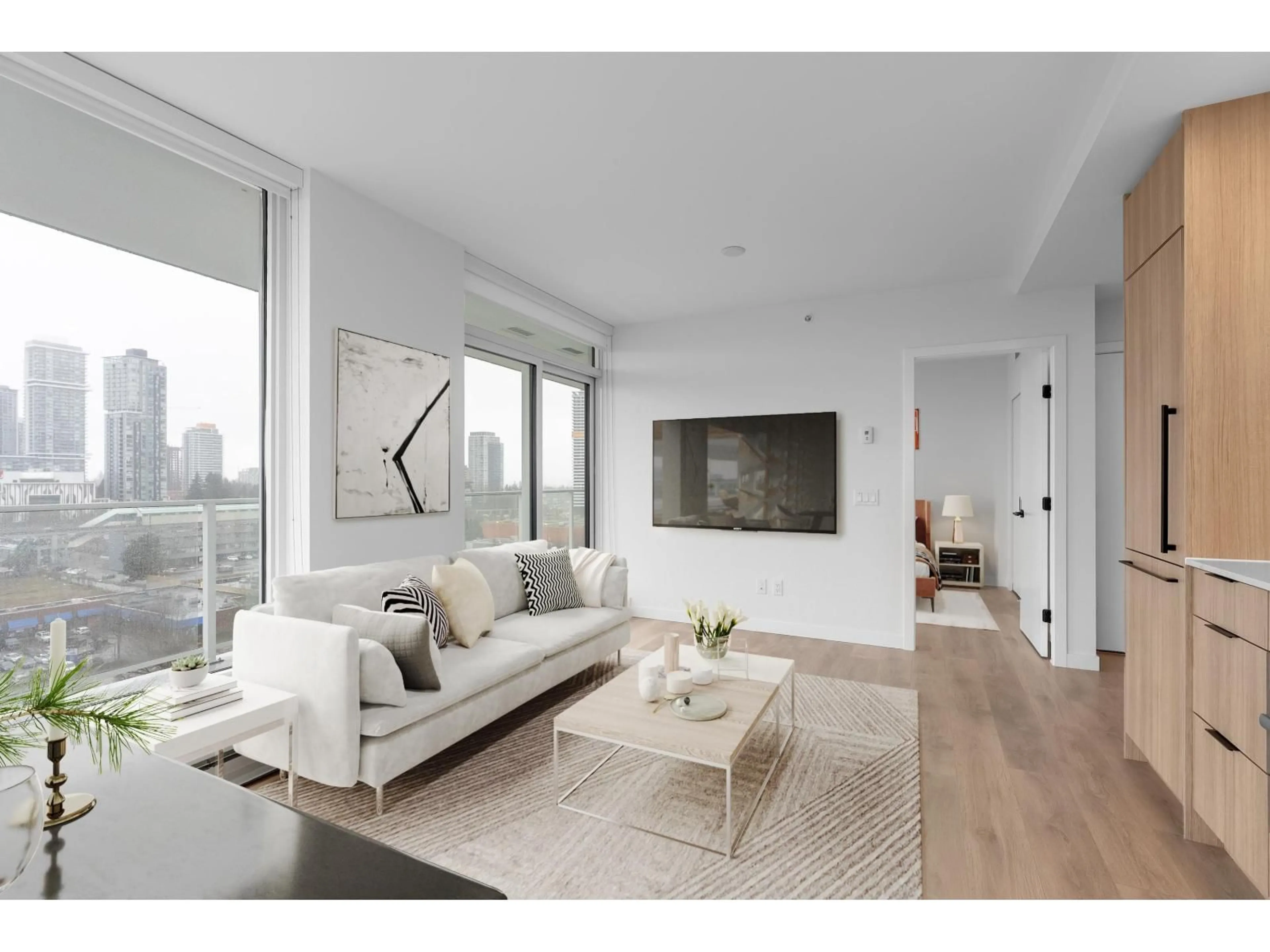 Living room with furniture, unknown for 1108 - 13685 102 AVENUE, Surrey British Columbia V3T1N7