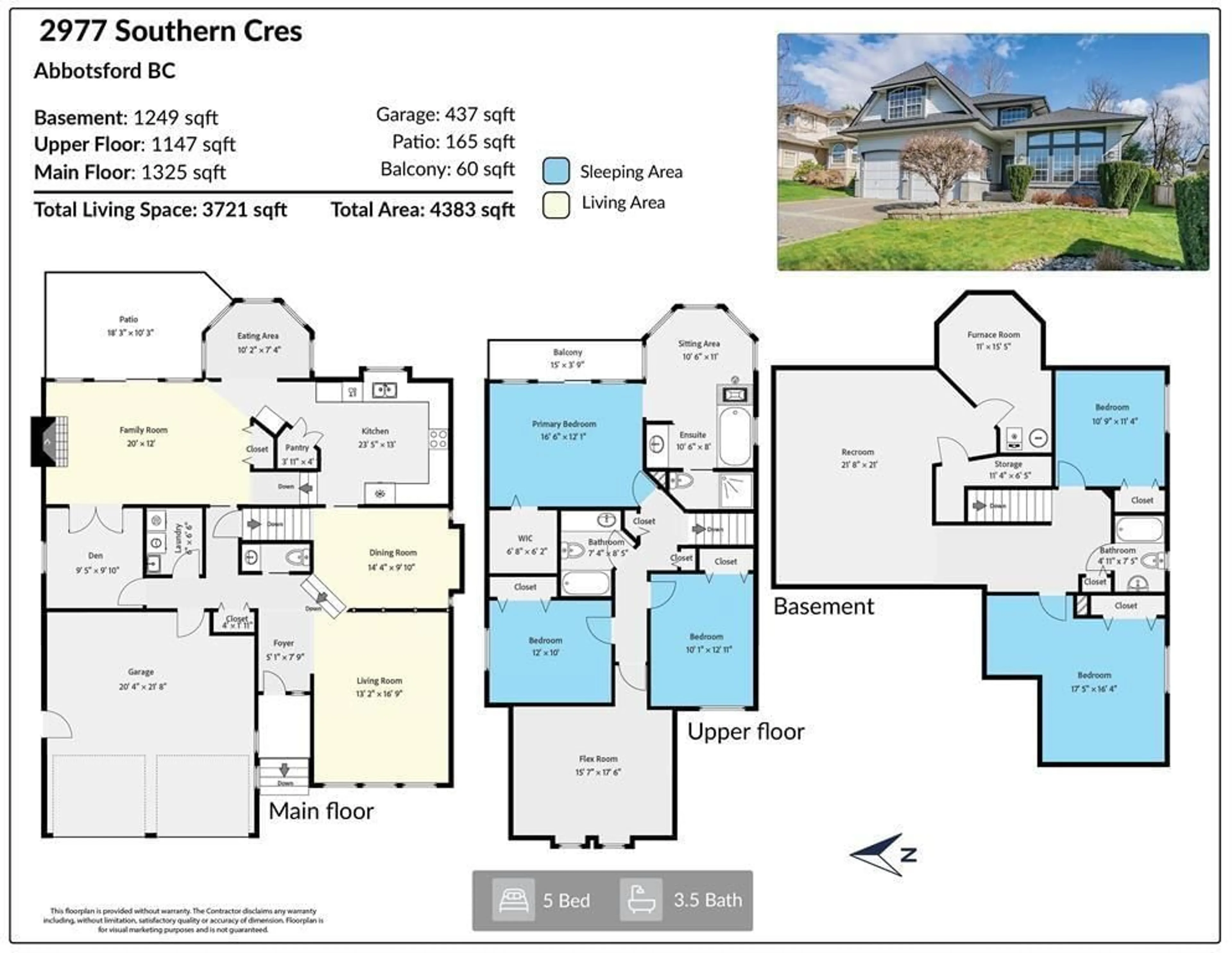 Floor plan for 2977 SOUTHERN CRESCENT, Abbotsford British Columbia V2T5H8