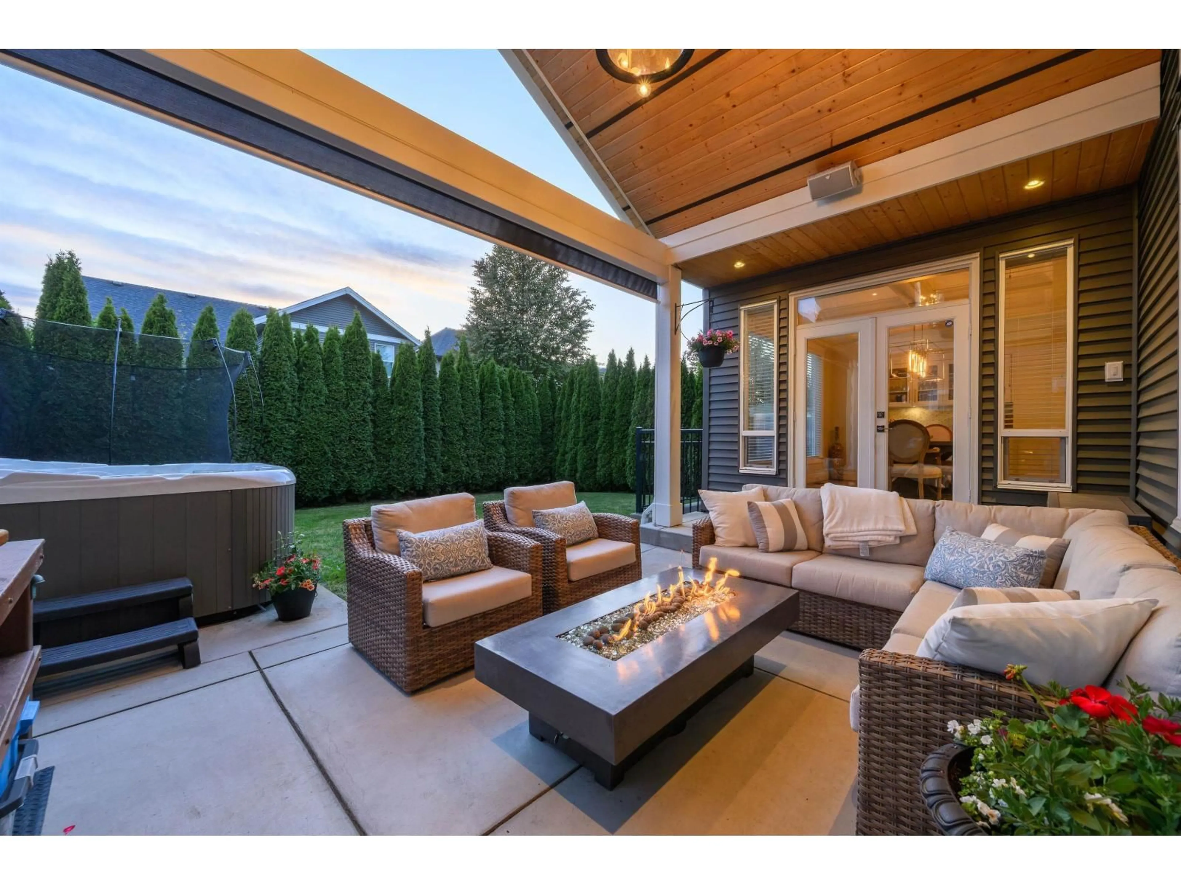 Patio, mountain view for 8449 206A STREET, Langley British Columbia V2Y0S4