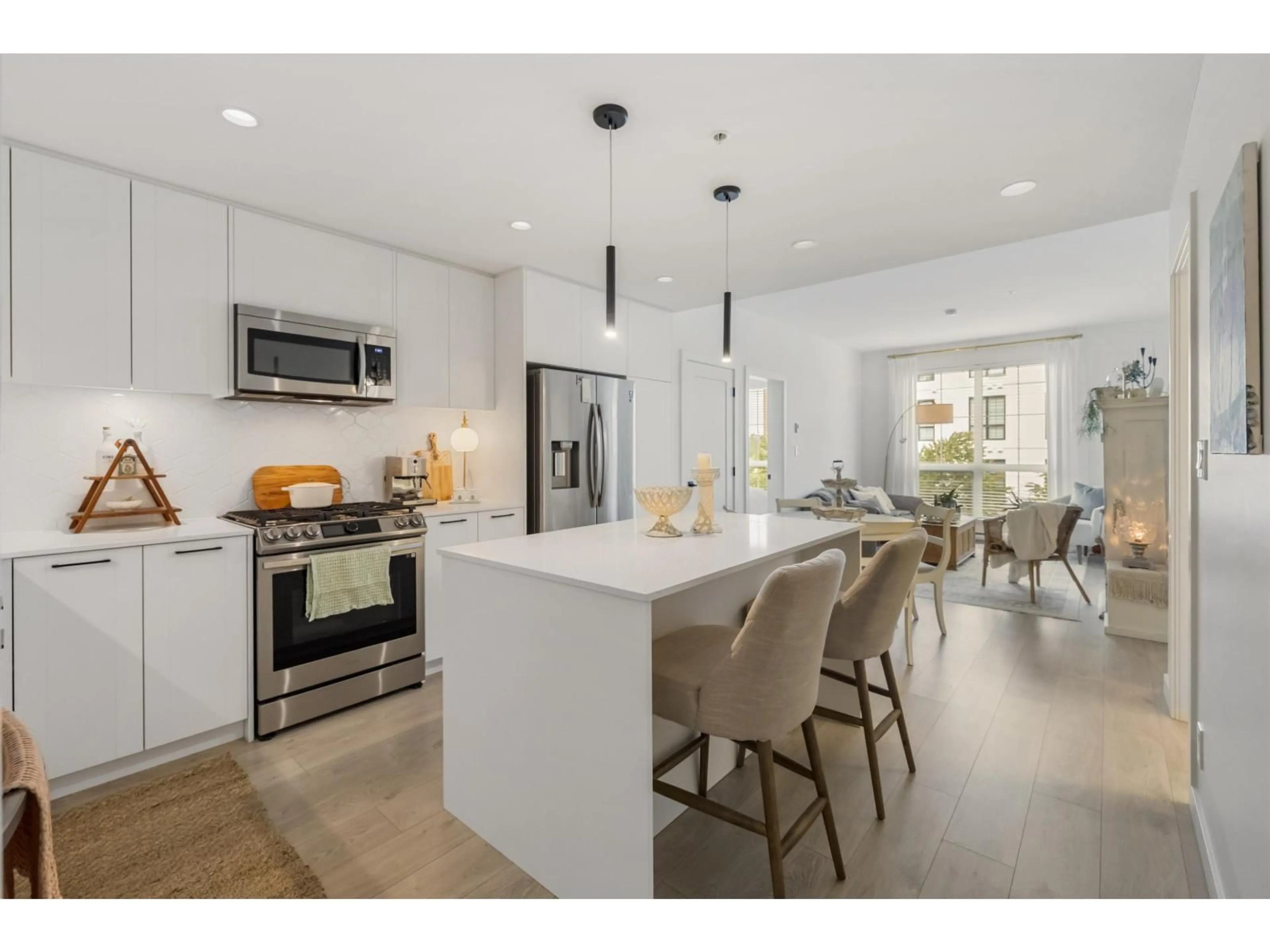 Open concept kitchen, unknown for D207 - 8327 201 STREET, Langley British Columbia V2Y3P5