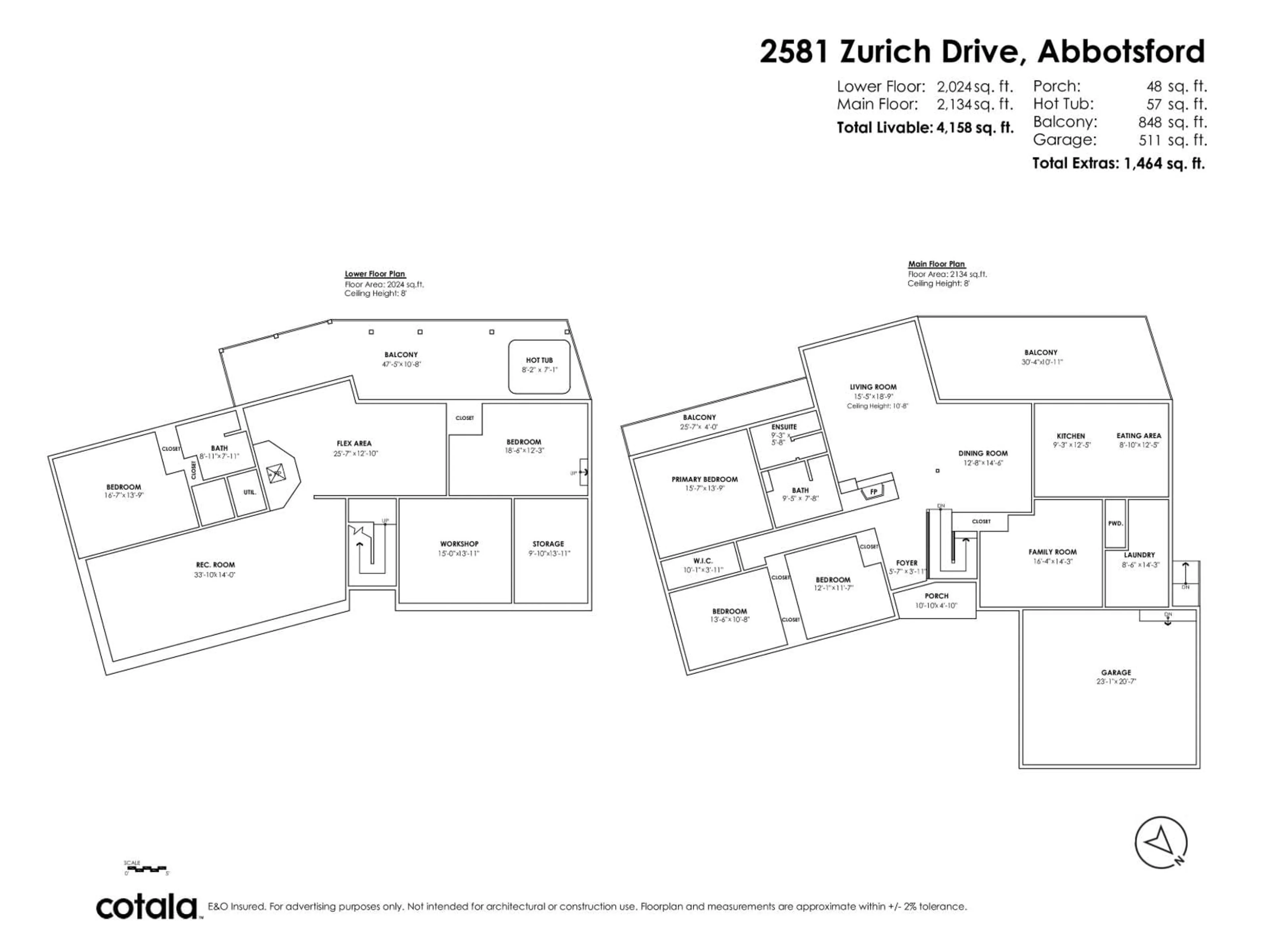 Floor plan for 2581 ZURICH DRIVE, Abbotsford British Columbia V3G1C4