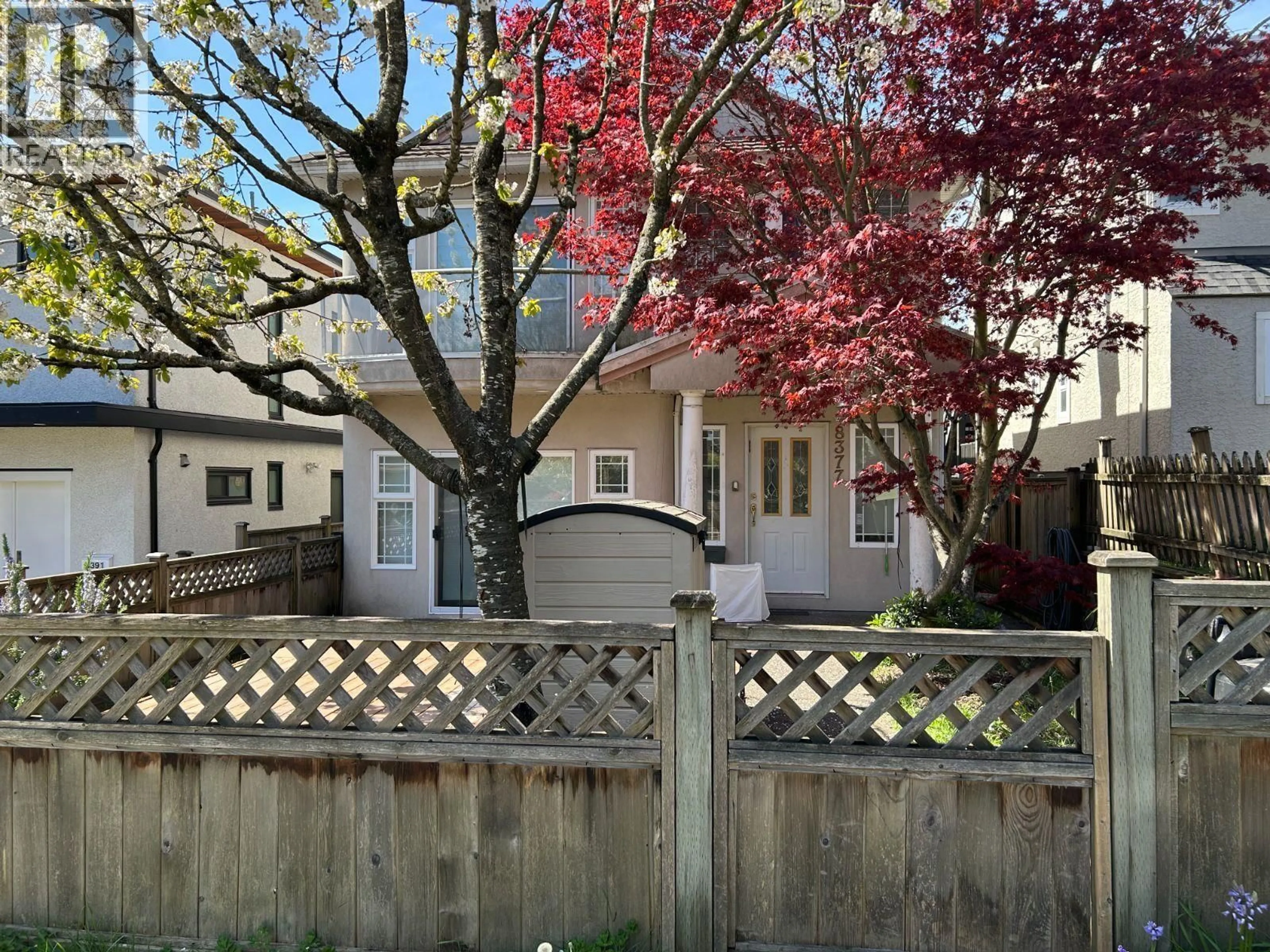 A pic from outside/outdoor area/front of a property/back of a property/a pic from drone, street for 8377 HUDSON STREET, Vancouver British Columbia V6P4M3
