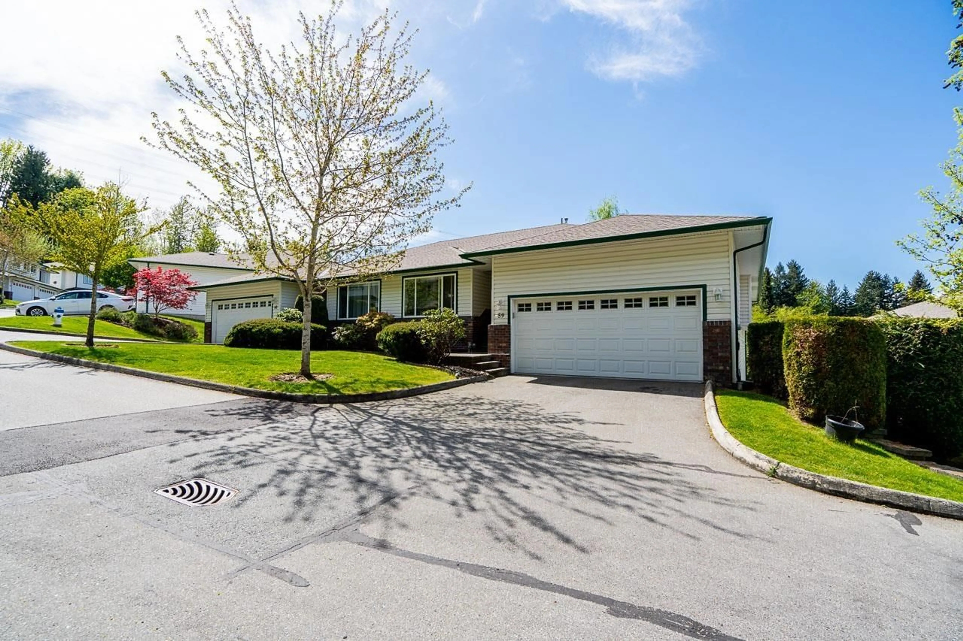Home with vinyl exterior material, street for 59 - 34250 HAZELWOOD AVENUE, Abbotsford British Columbia V2S7L4