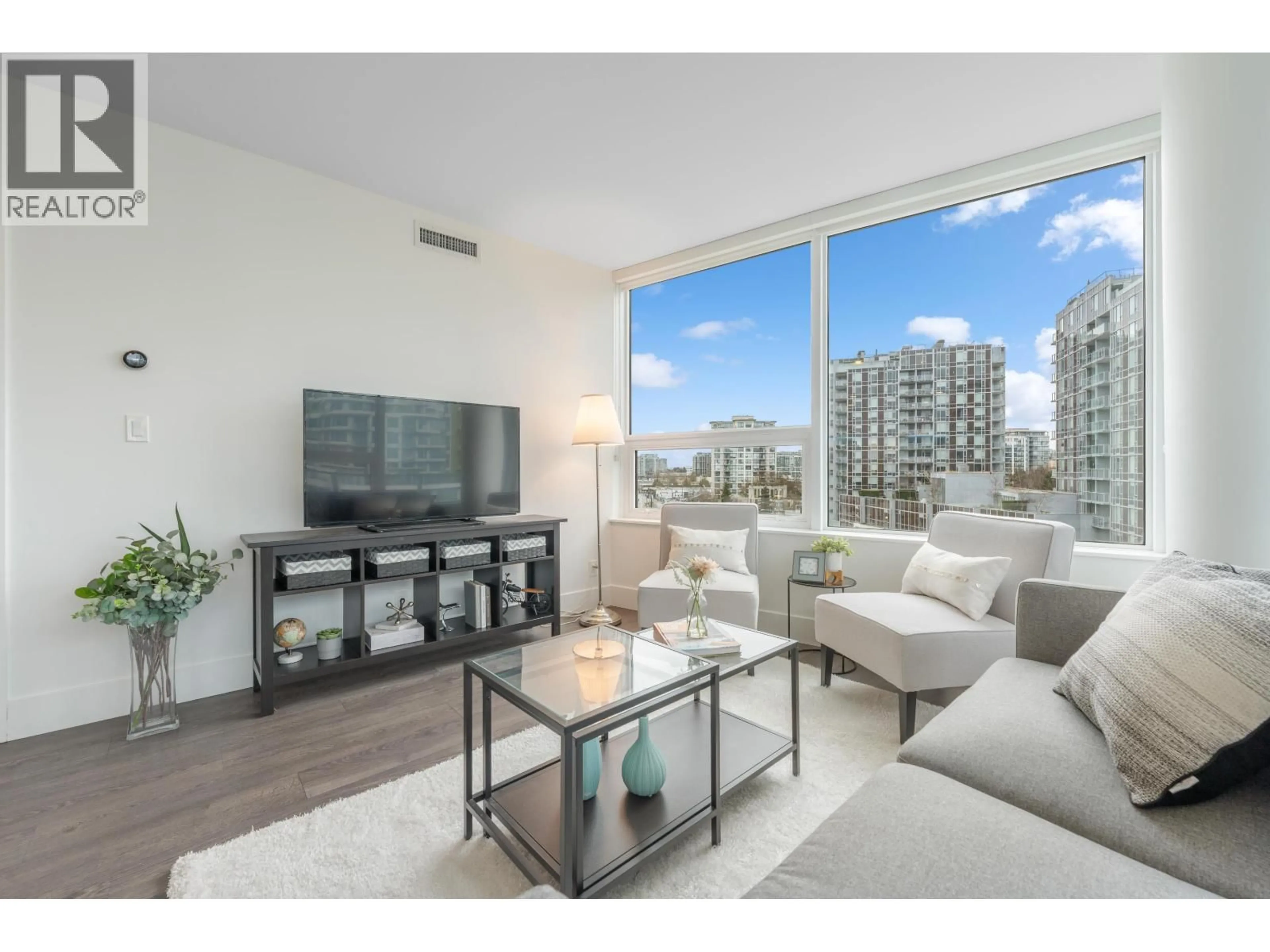 Living room with furniture, unknown for 703 - 5508 HOLLYBRIDGE WAY, Richmond British Columbia V7C0C7