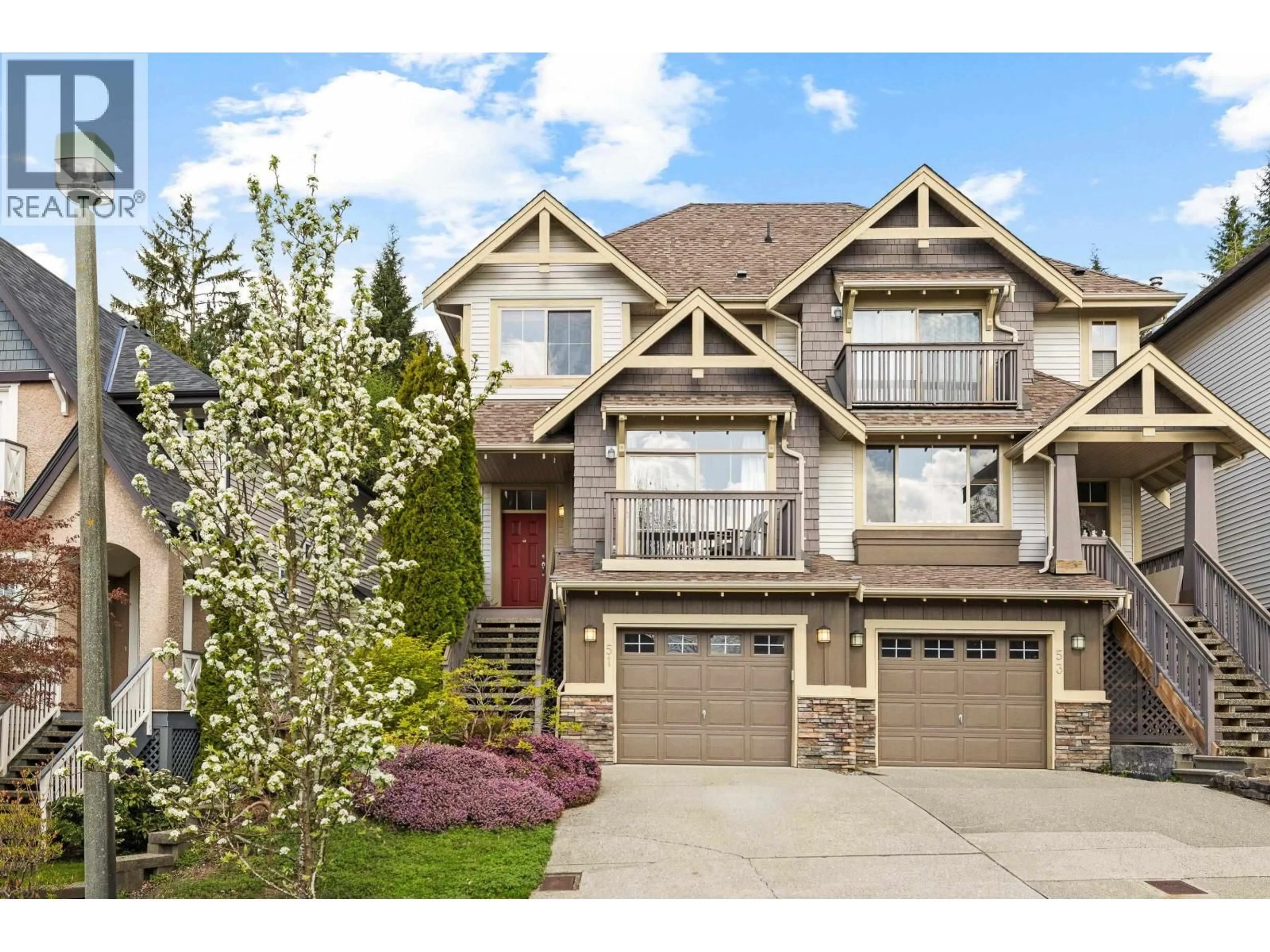 Home with vinyl exterior material, street for 51 FERNWAY DRIVE, Port Moody British Columbia V3H5K5