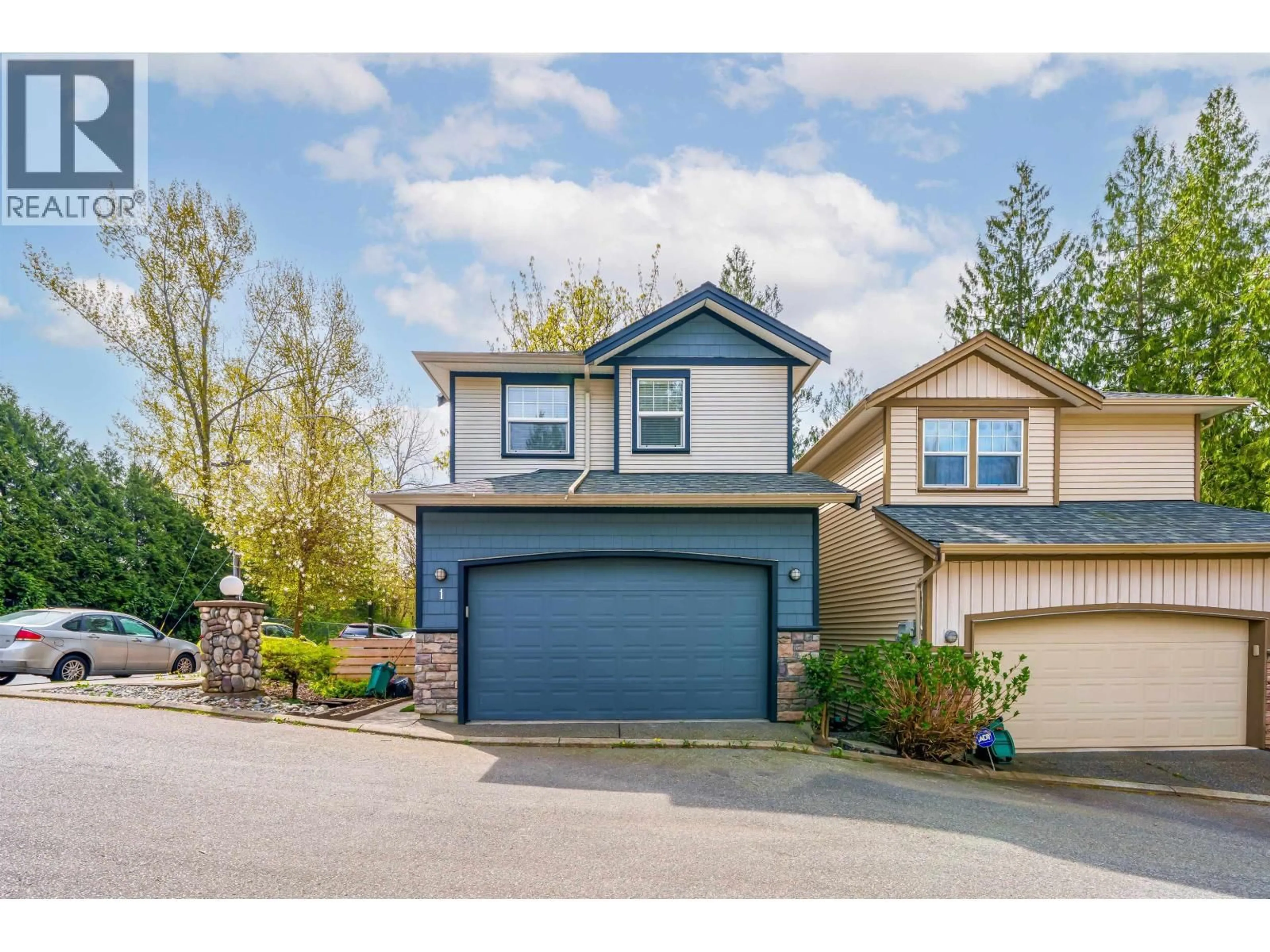 Home with vinyl exterior material, street for 1 - 11495 COTTONWOOD DRIVE, Maple Ridge British Columbia V2X6C8