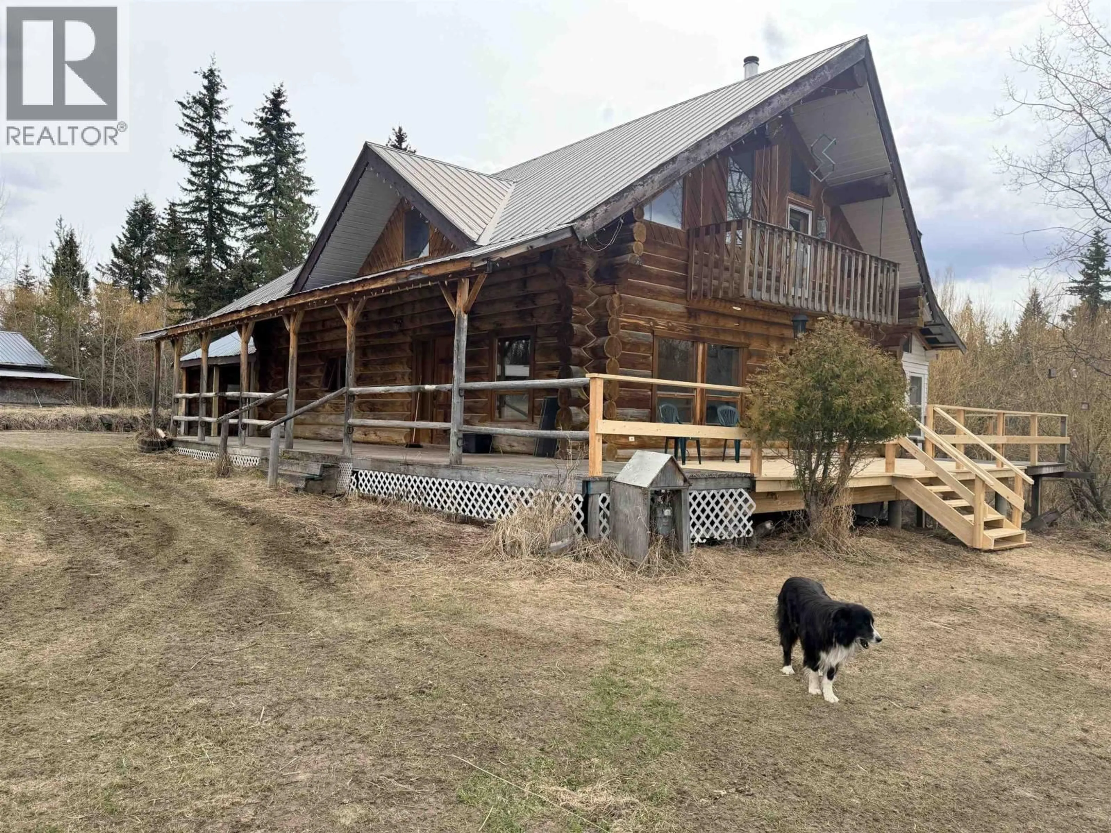 A pic from outside/outdoor area/front of a property/back of a property/a pic from drone, unknown for 3642 SPOKIN LAKE ROAD, 150 Mile House British Columbia V0K2G0