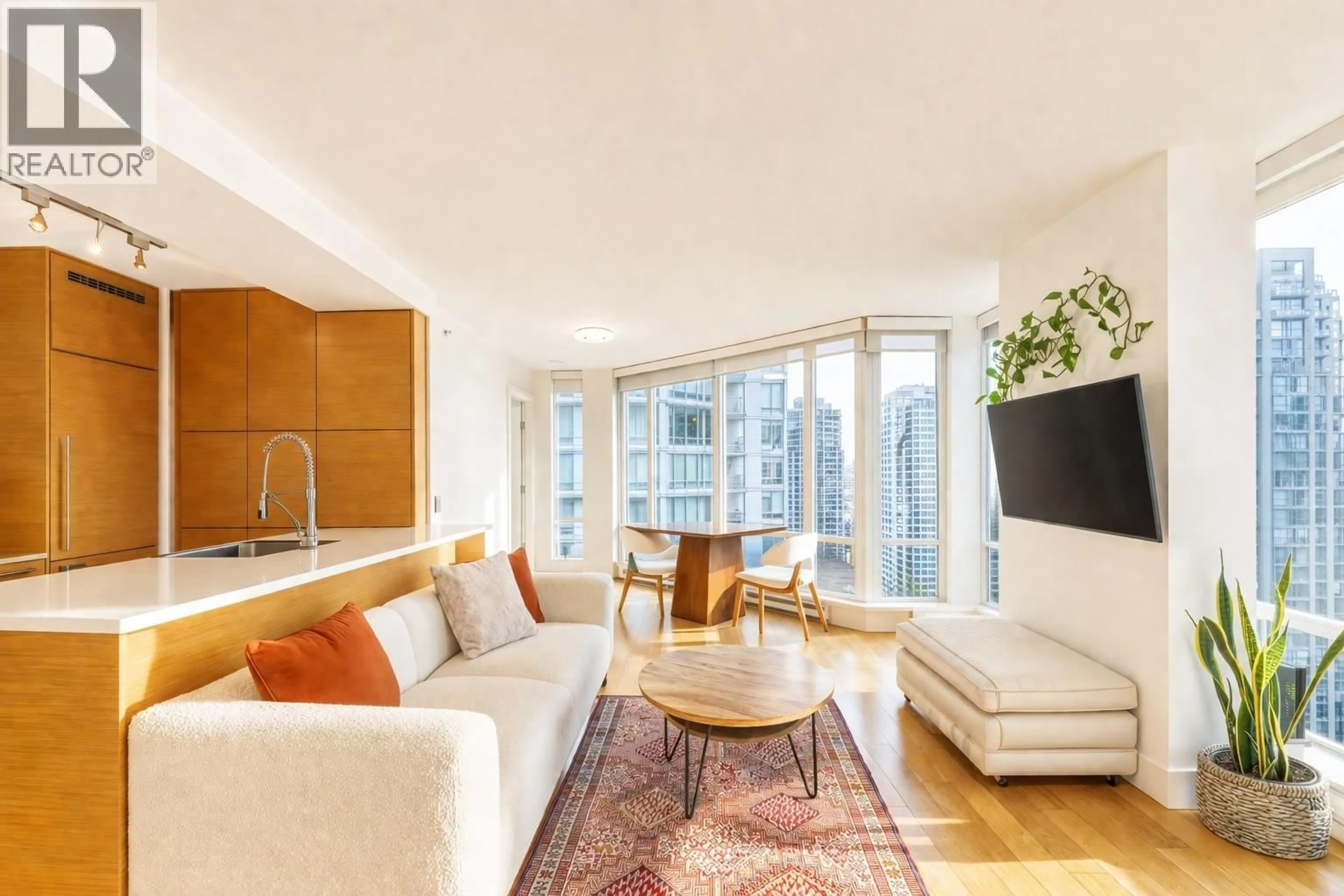 Living room with furniture, unknown for 1901 - 565 SMITHE STREET, Vancouver British Columbia V6B0E4