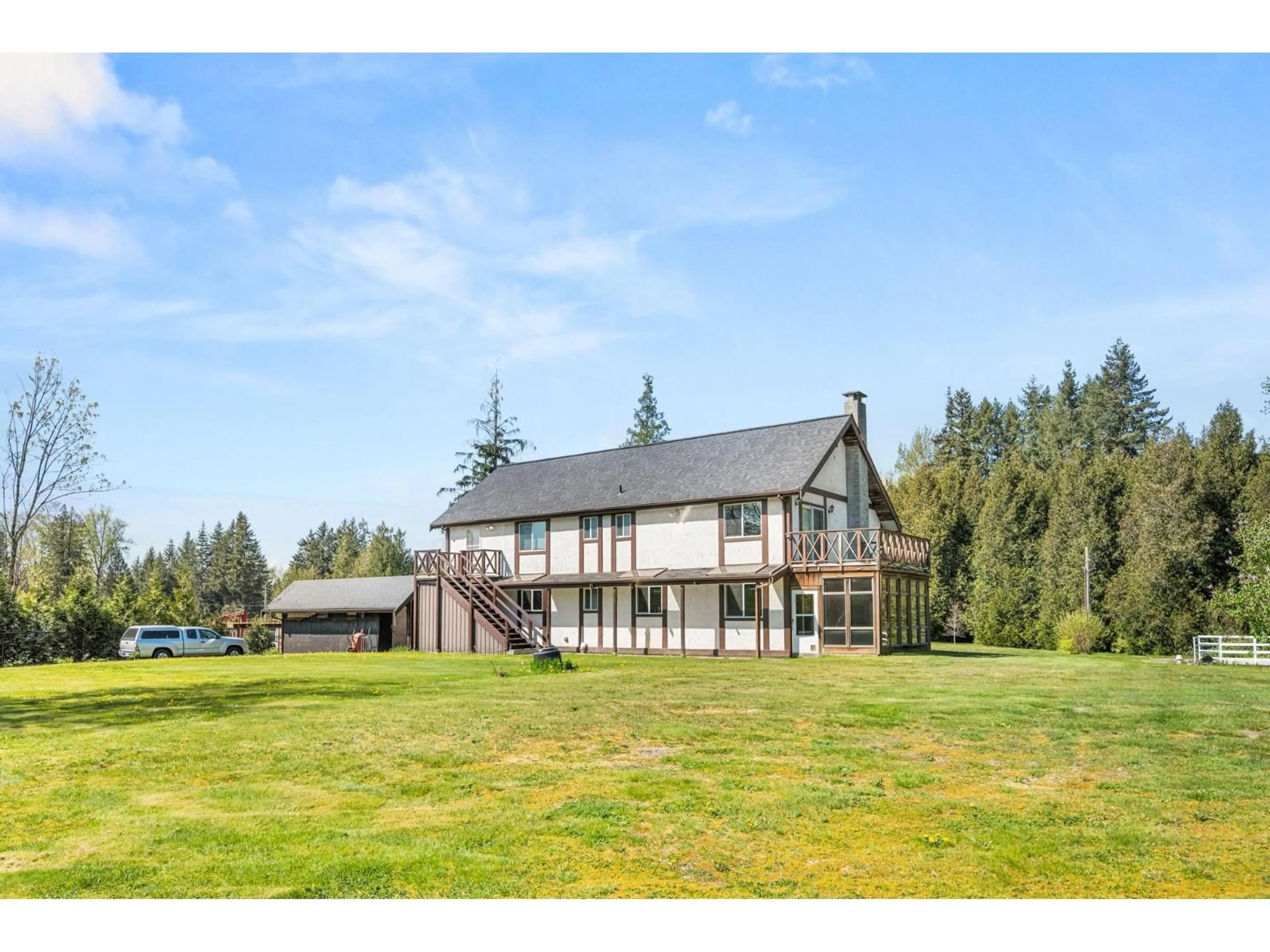 A pic from outside/outdoor area/front of a property/back of a property/a pic from drone, unknown for 25474 60 AVENUE, Langley British Columbia V4W1H1