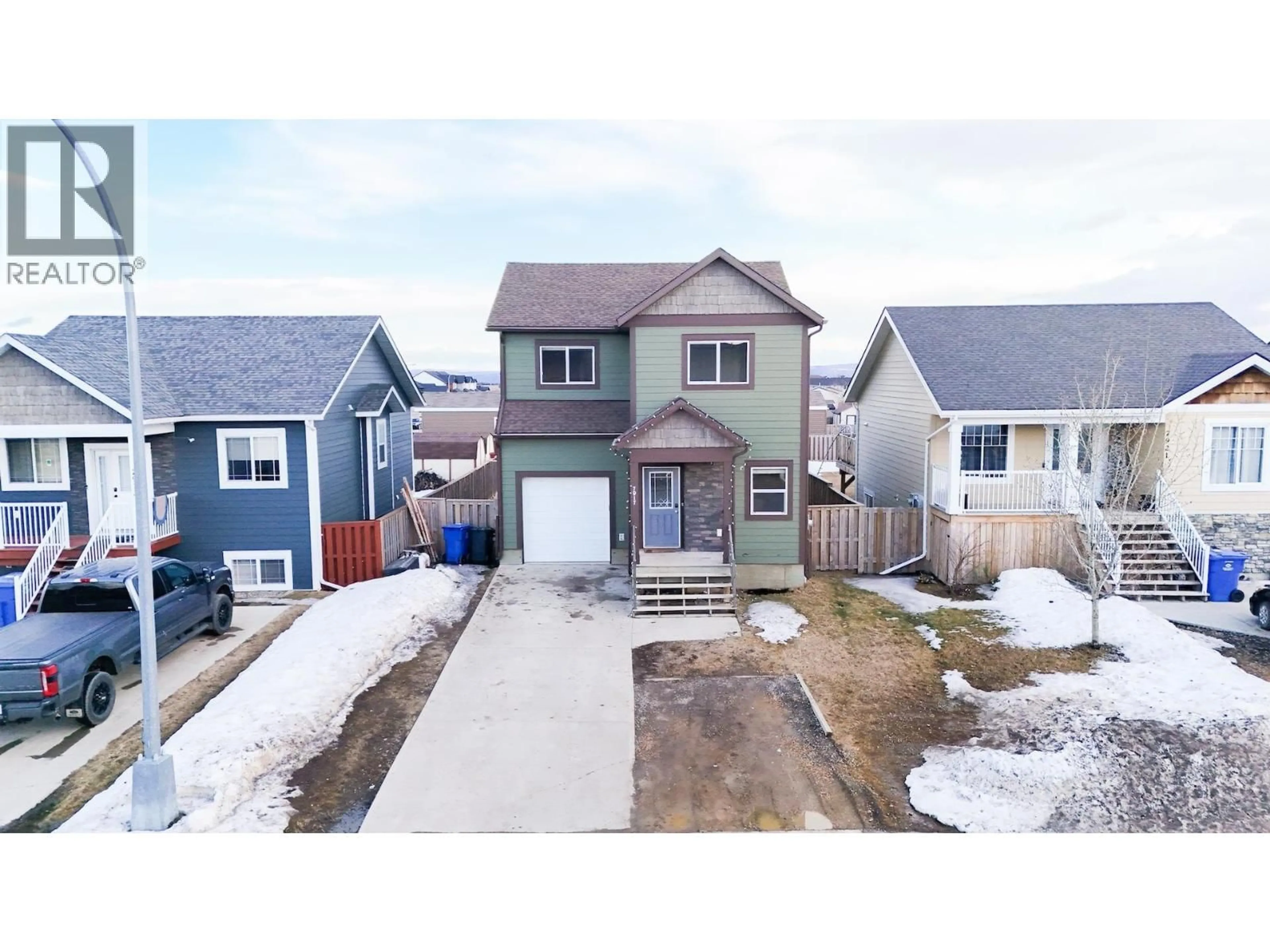 A pic from outside/outdoor area/front of a property/back of a property/a pic from drone, street for 7917 87 AVENUE, Fort St. John British Columbia V1J5K7