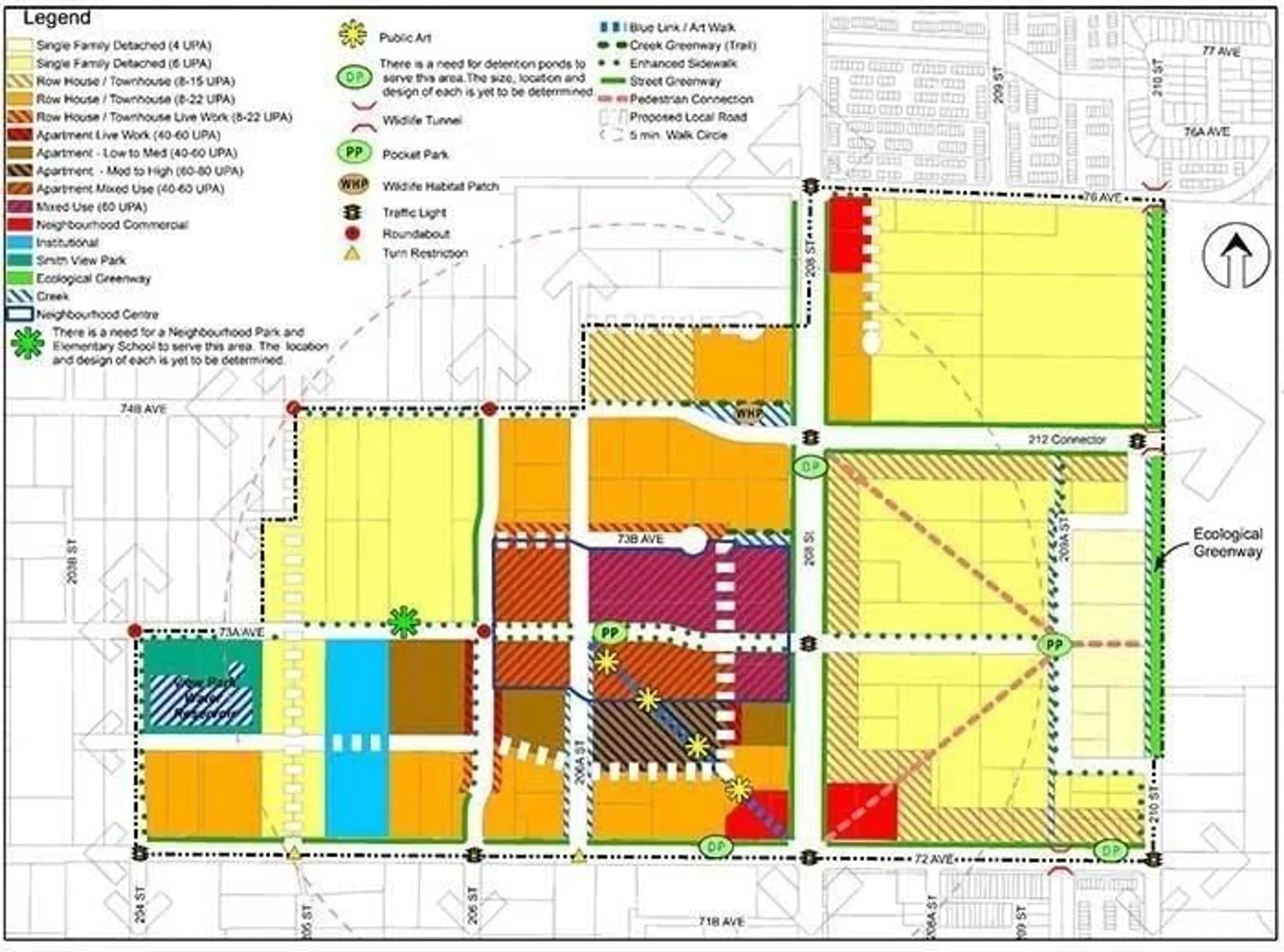 Picture of a map for 7403 208 STREET, Langley British Columbia V2Y1V7