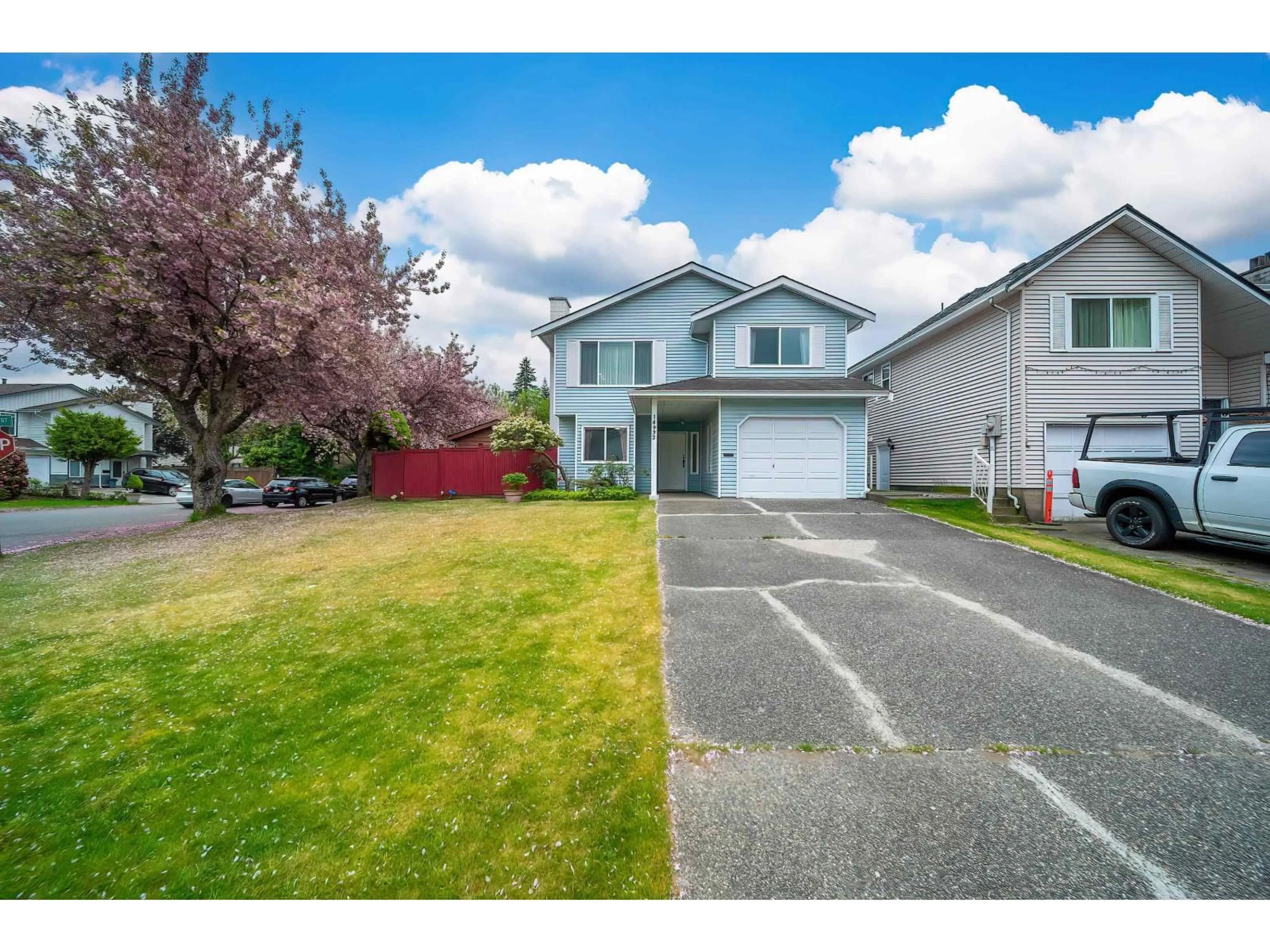 A pic from outside/outdoor area/front of a property/back of a property/a pic from drone, street for 14932 98A AVENUE, Surrey British Columbia V3R8H7