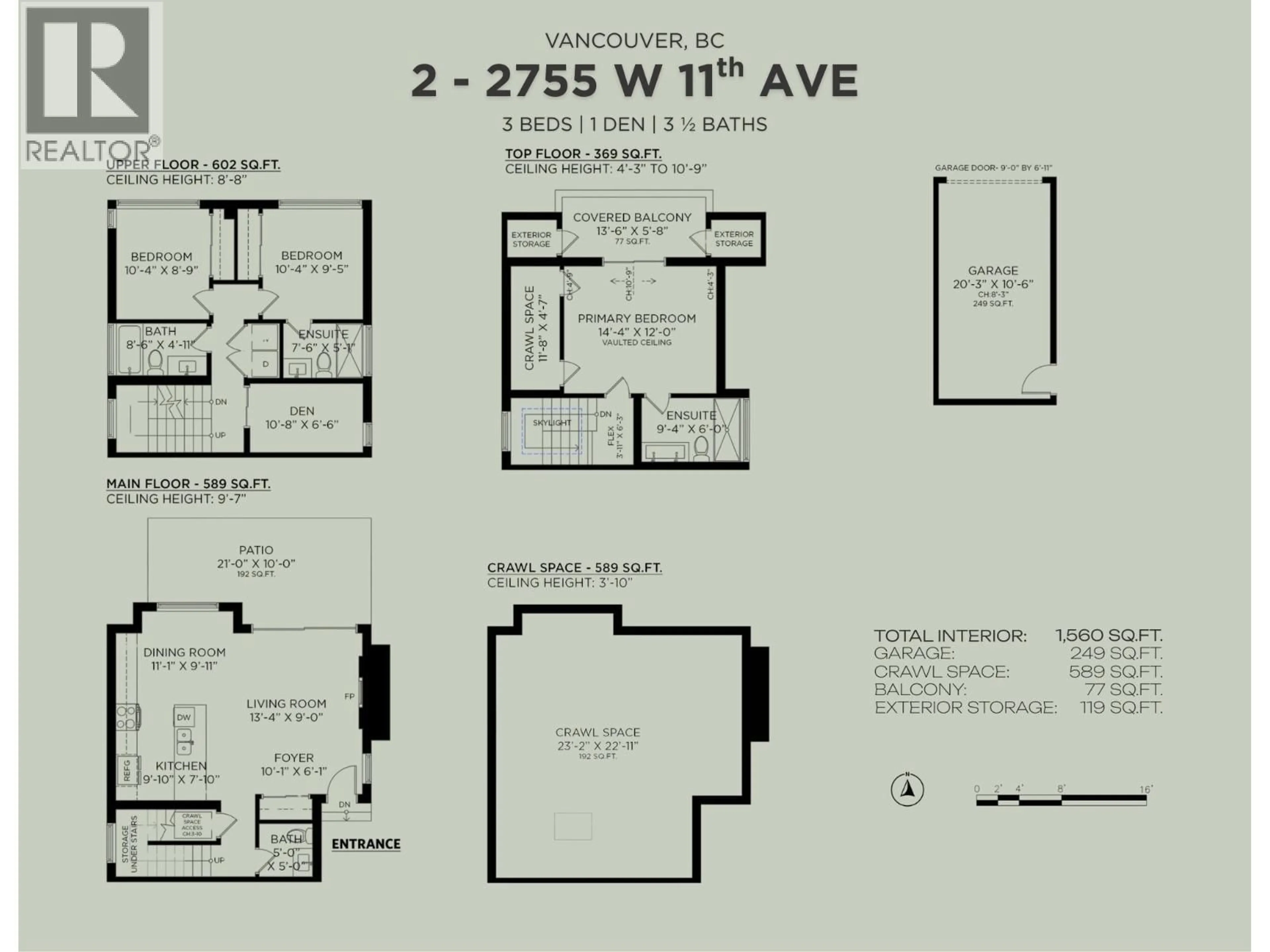 Floor plan for 2 - 2755 11TH AVENUE, Vancouver British Columbia V6K2L8