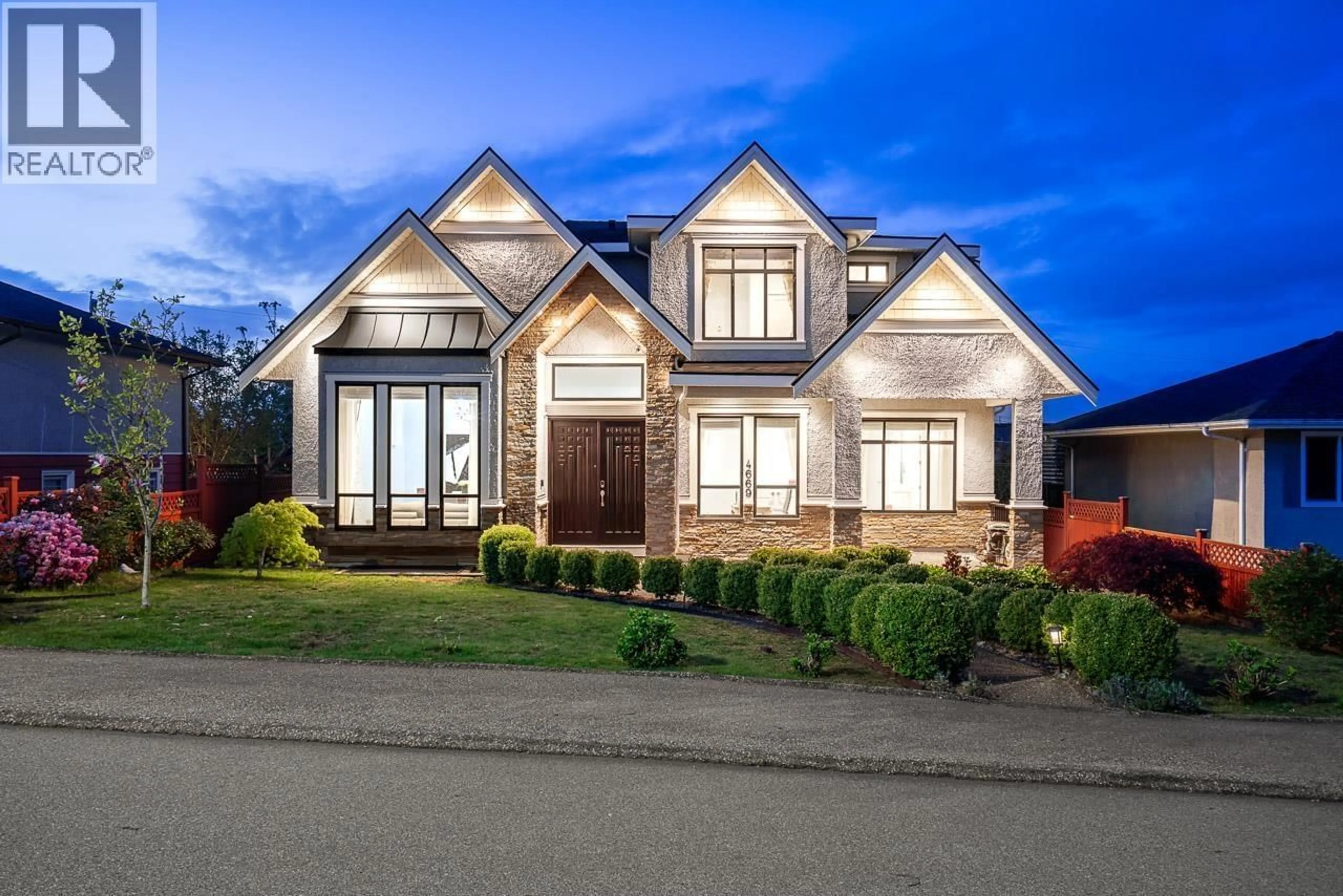Home with brick exterior material, street for 4669 NORTHVIEW COURT, Burnaby British Columbia V5H1E4