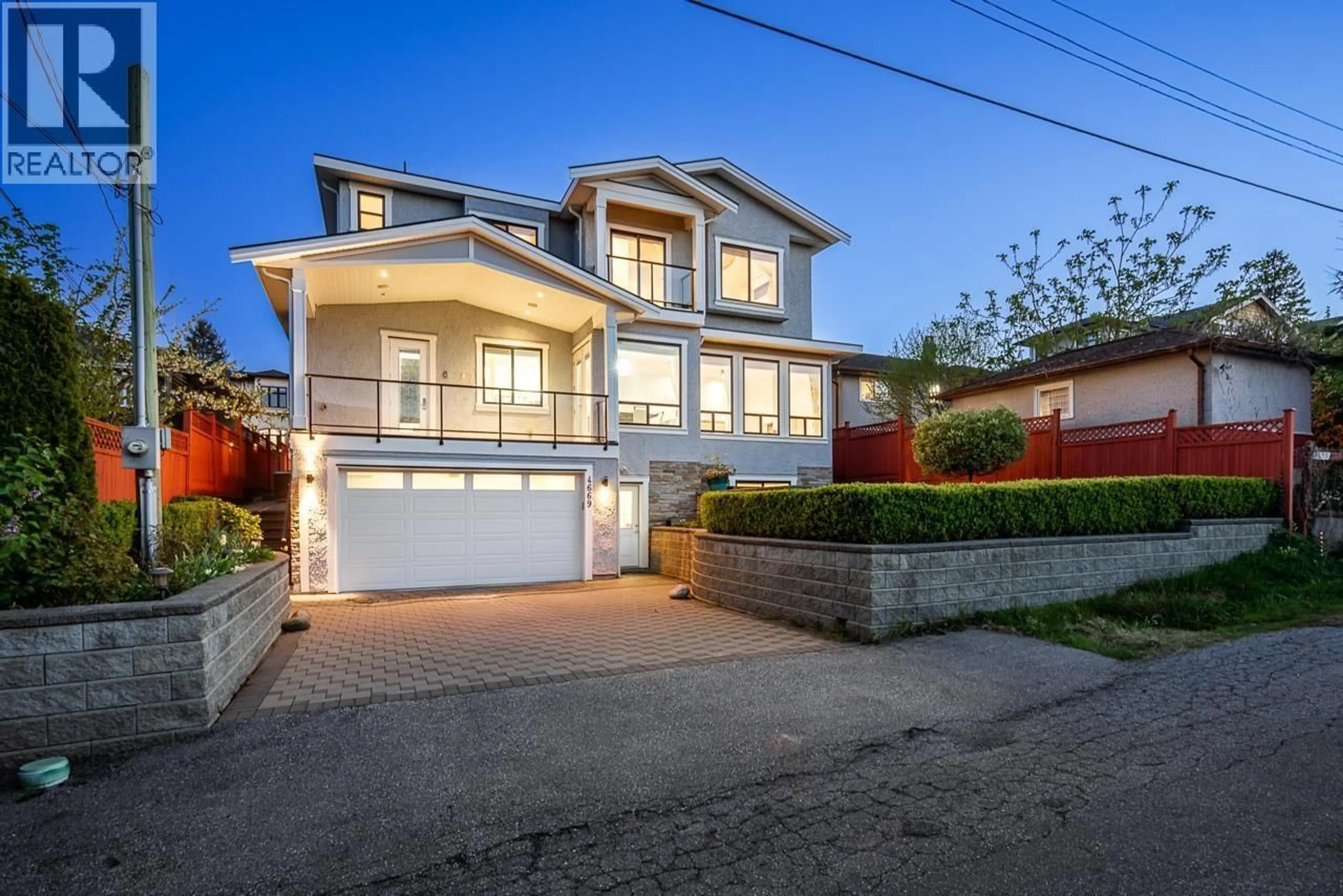 Home with brick exterior material, street for 4669 NORTHVIEW COURT, Burnaby British Columbia V5H1E4