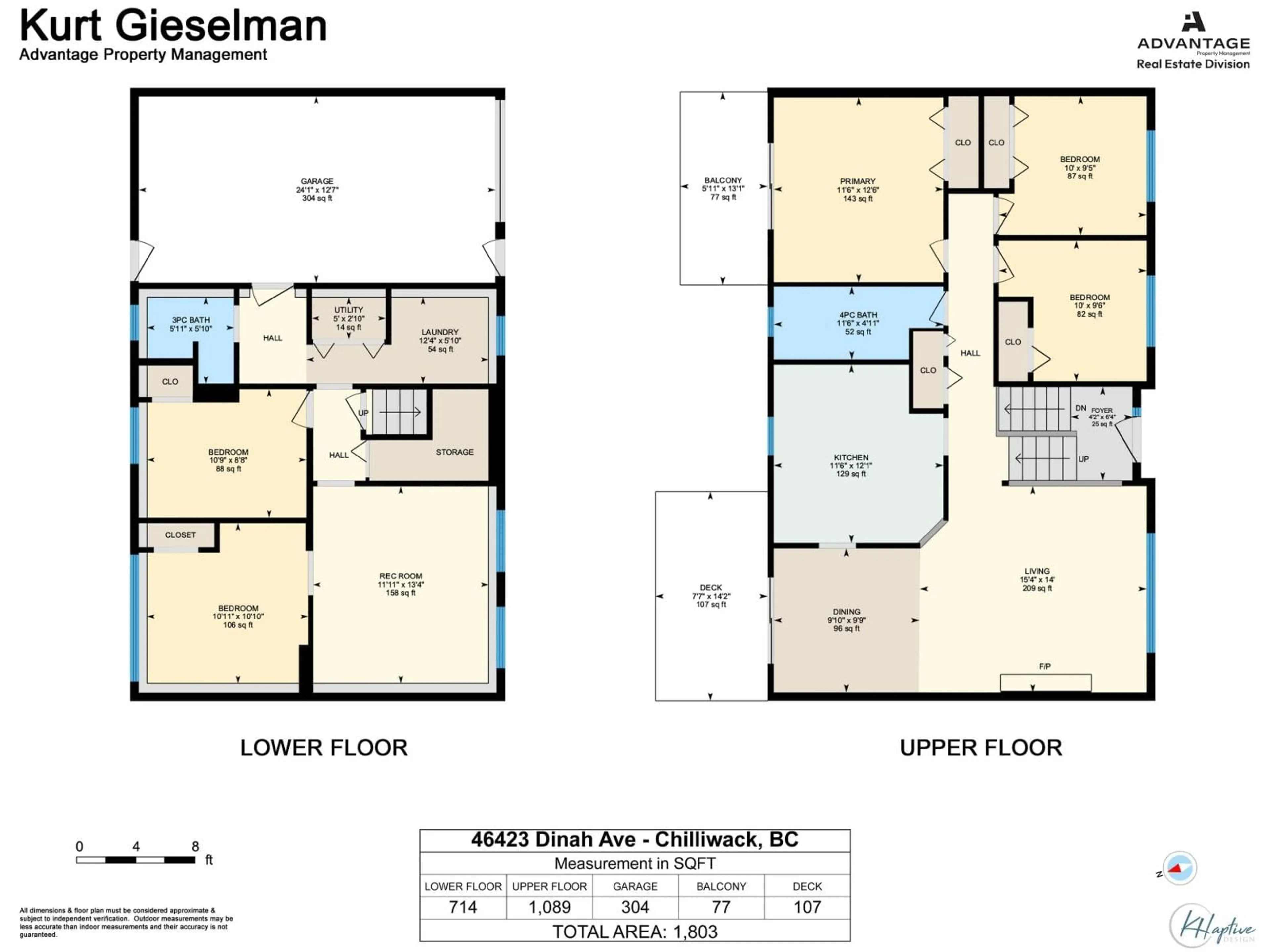 Floor plan for 46423 DINAH AVENUE, Chilliwack British Columbia V2P7E2