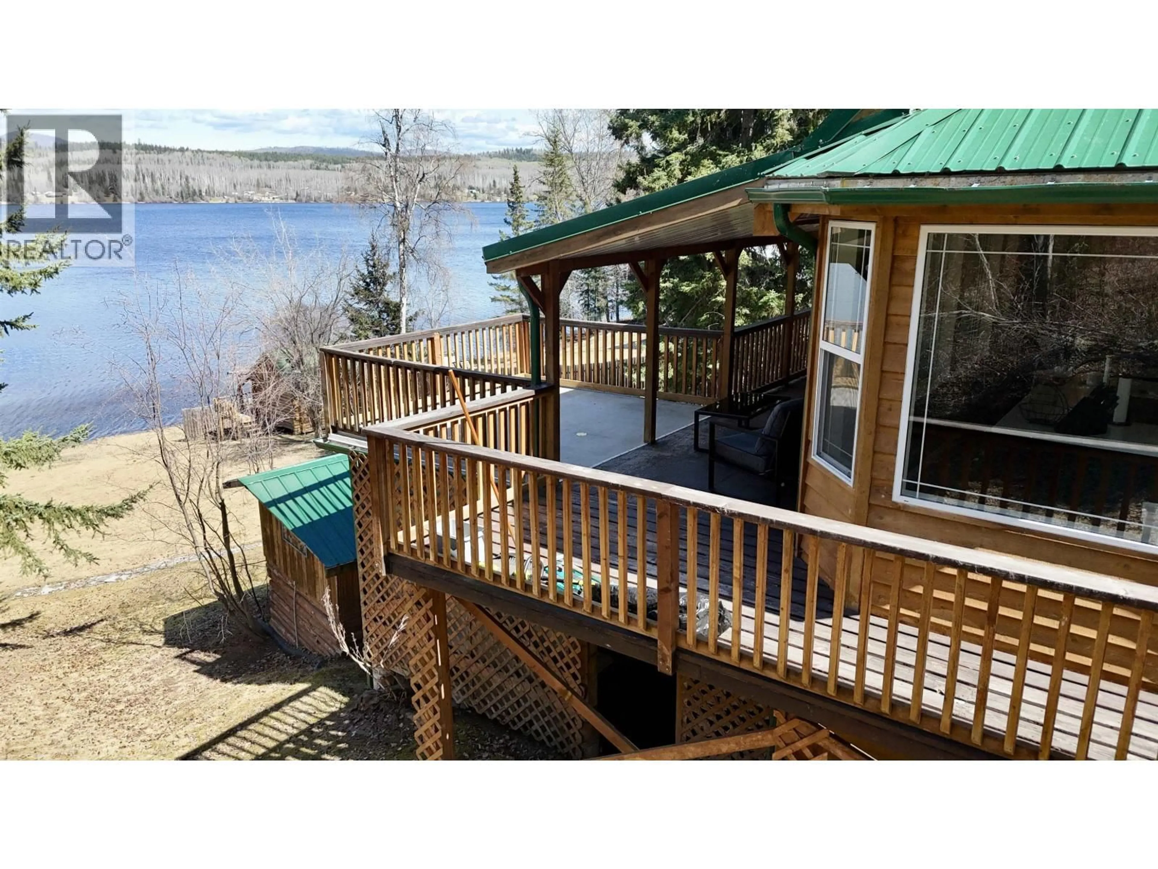 Patio, water/lake/river/ocean view for 1753 SIMON BAY ROAD, Fraser Lake British Columbia V0J1S0