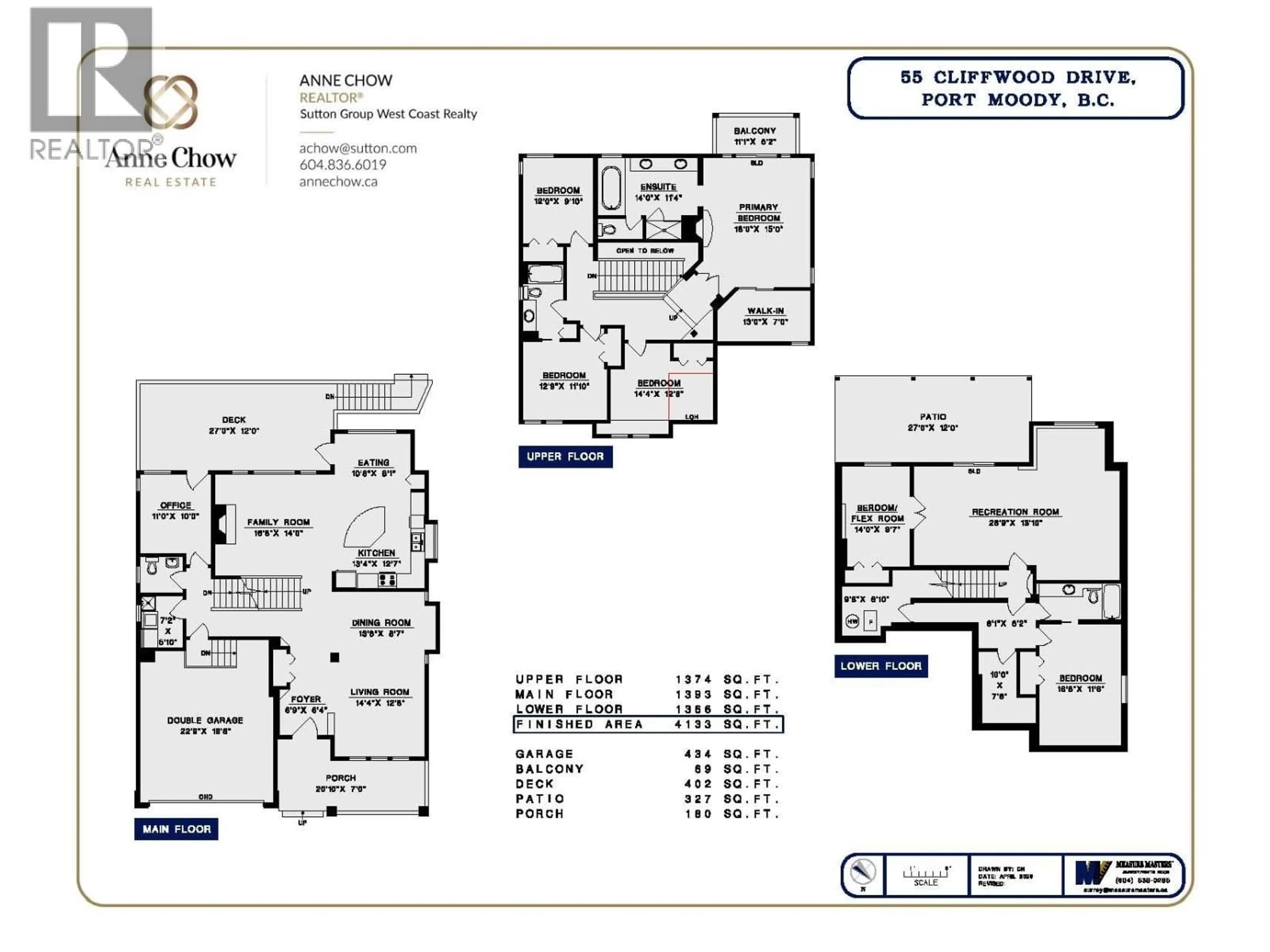 Floor plan for 55 CLIFFWOOD DRIVE, Port Moody British Columbia V3H5J8