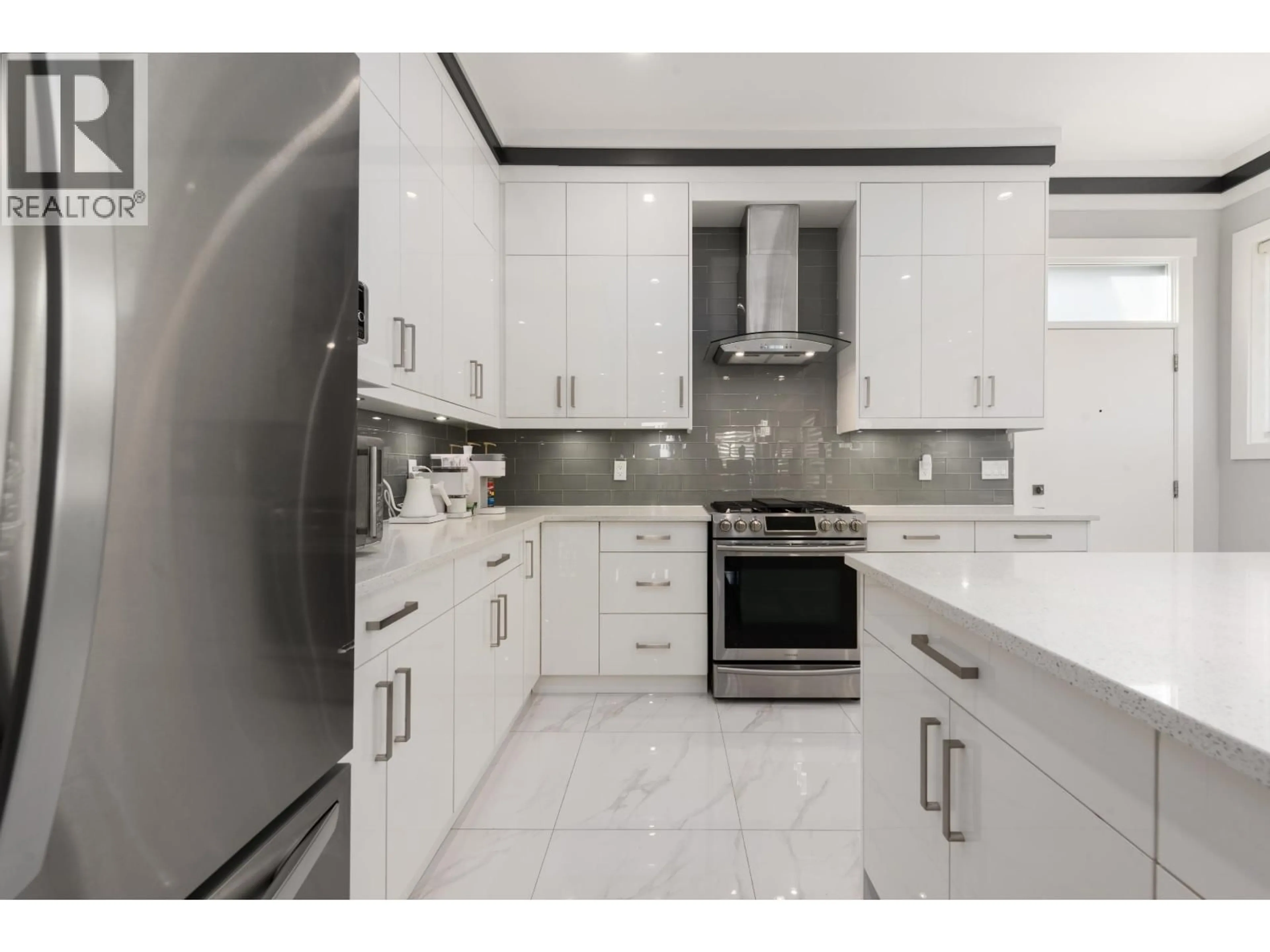 Contemporary kitchen, ceramic/tile floor for 1135 YORSTON COURT, Burnaby British Columbia V5A2T8