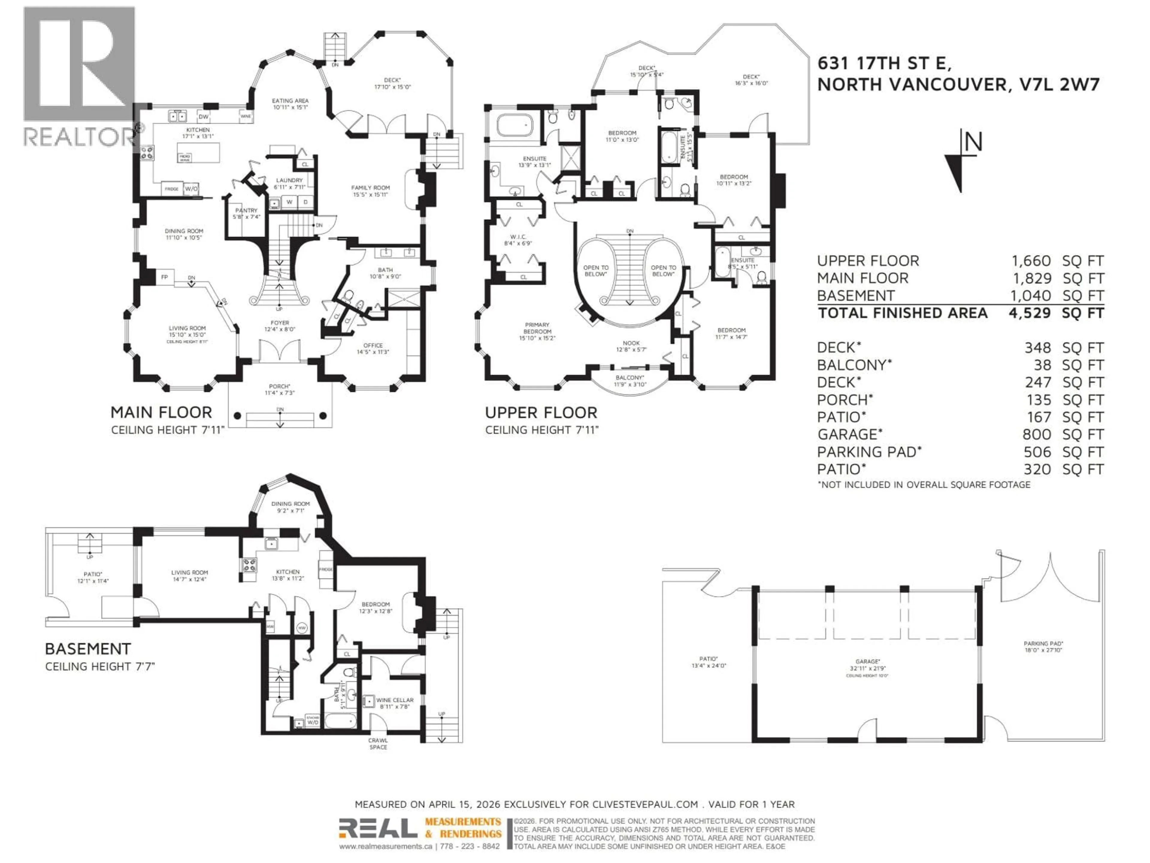 Floor plan for 631 17TH STREET, North Vancouver British Columbia V7L2W7