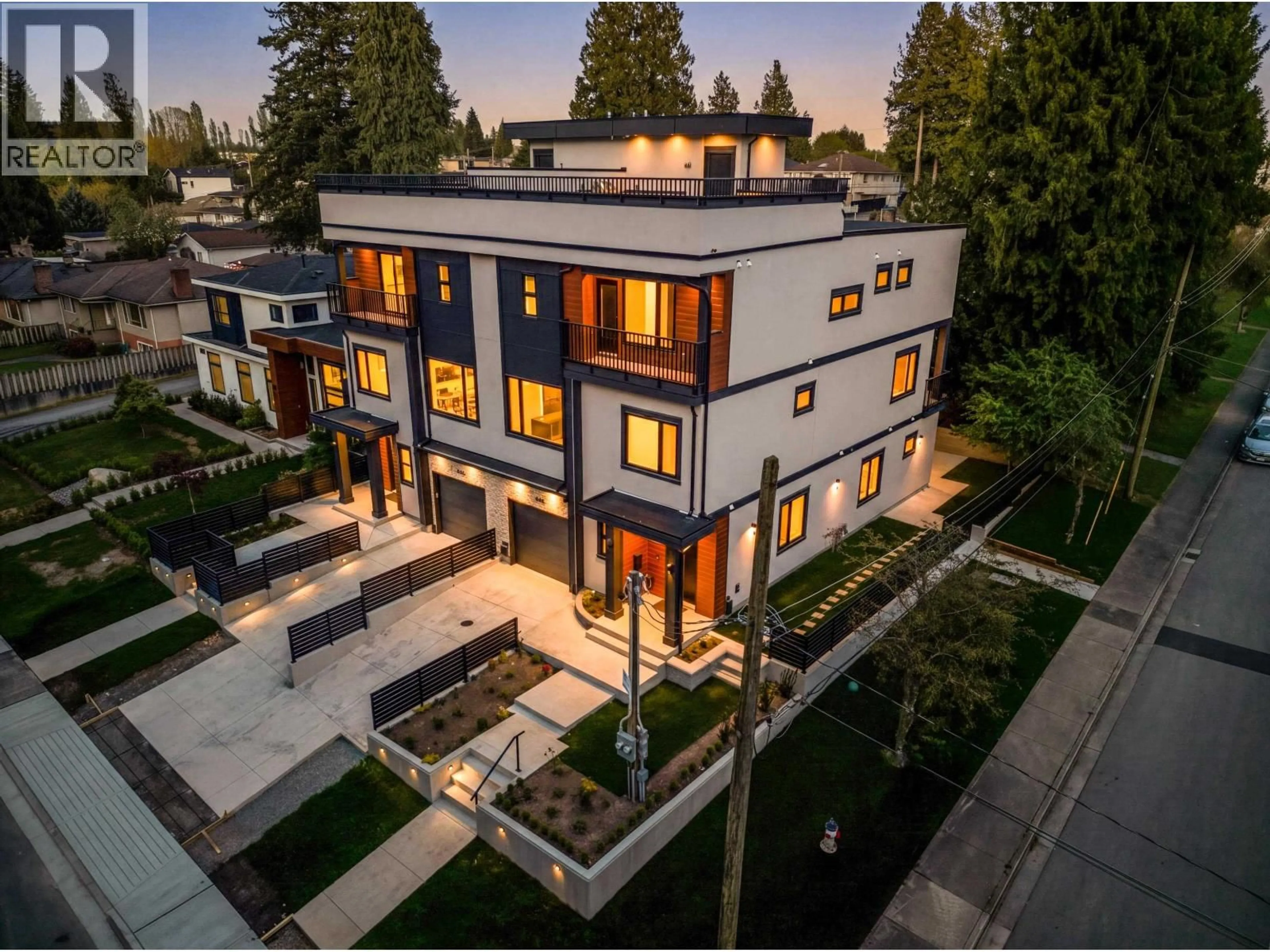 Home with brick exterior material, street for 1 - 8408 17TH AVENUE, Burnaby British Columbia V3N1N2