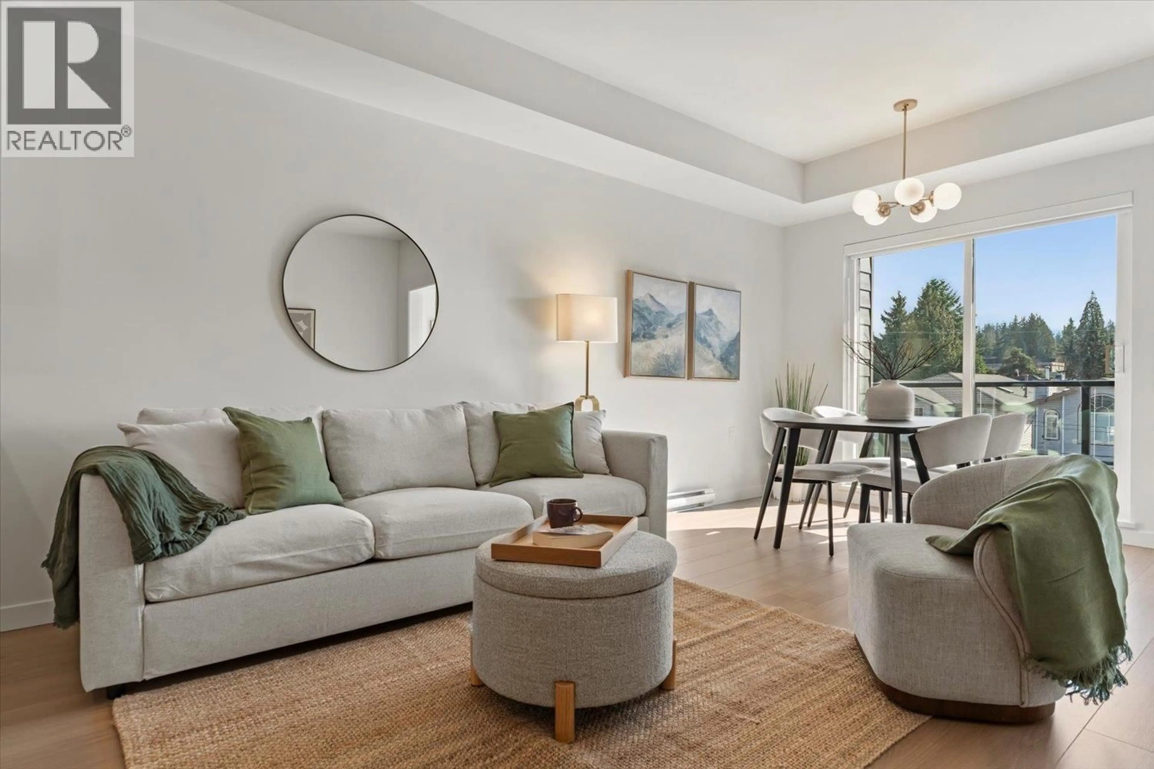 Living room with furniture, unknown for 207 - 2277 HAWTHORNE AVENUE, Port Coquitlam British Columbia V3C1W7