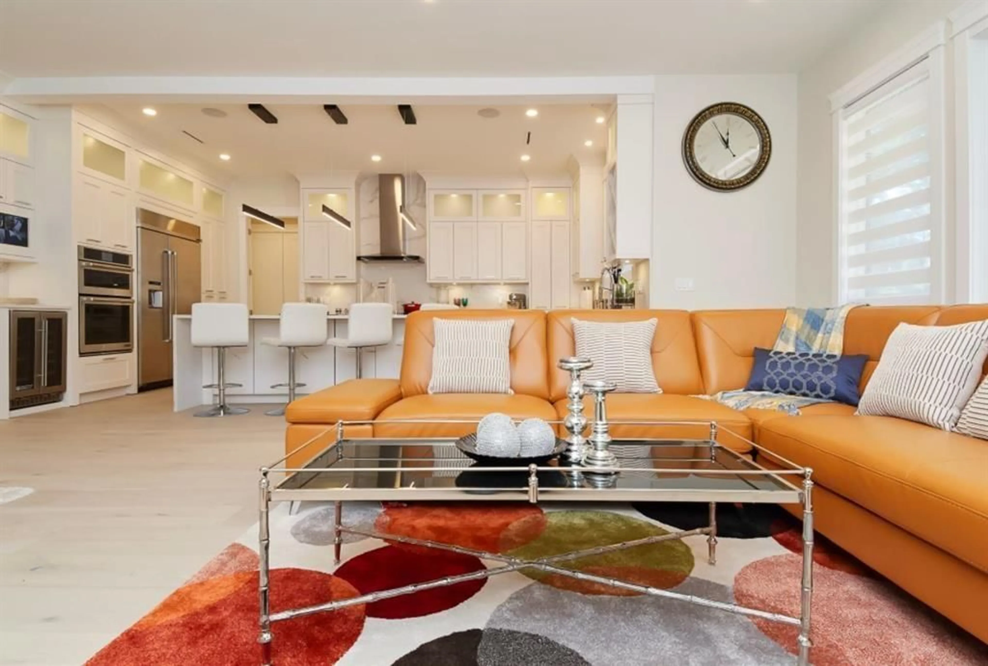 Living room with furniture, ceramic/tile floor for 2751 164 STREET, Surrey British Columbia V3Z0E2