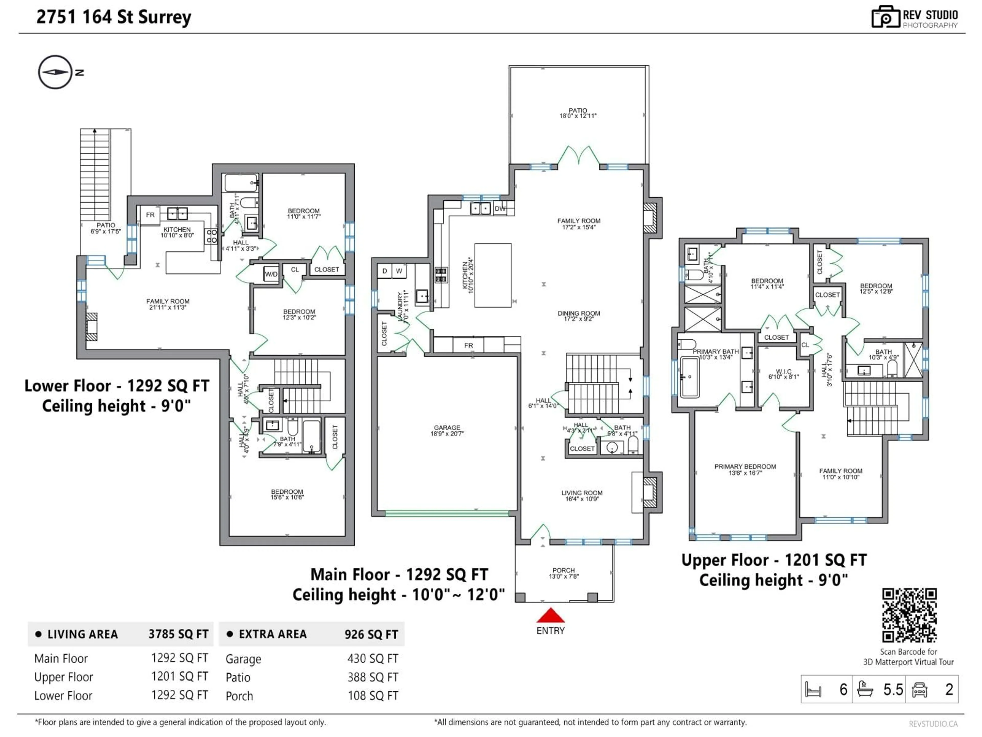 Floor plan for 2751 164 STREET, Surrey British Columbia V3Z0E2